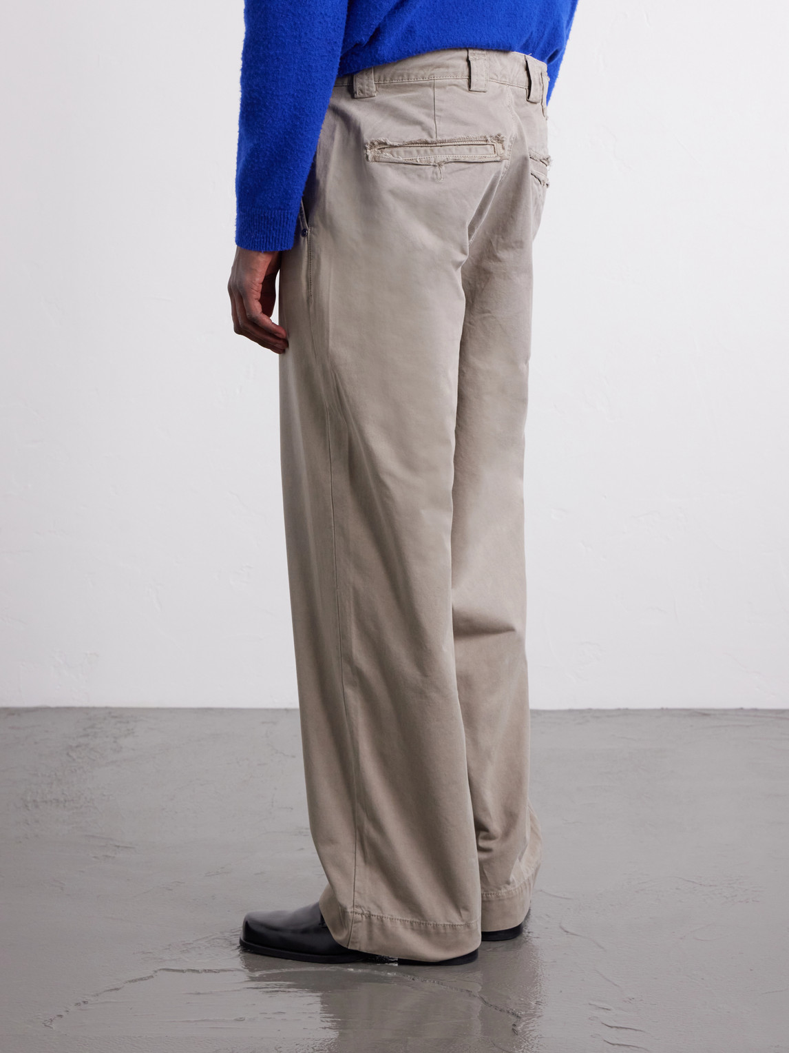  Mfpen - Comission Straight-leg Cotton Trousres - Men - Neutrals - M 