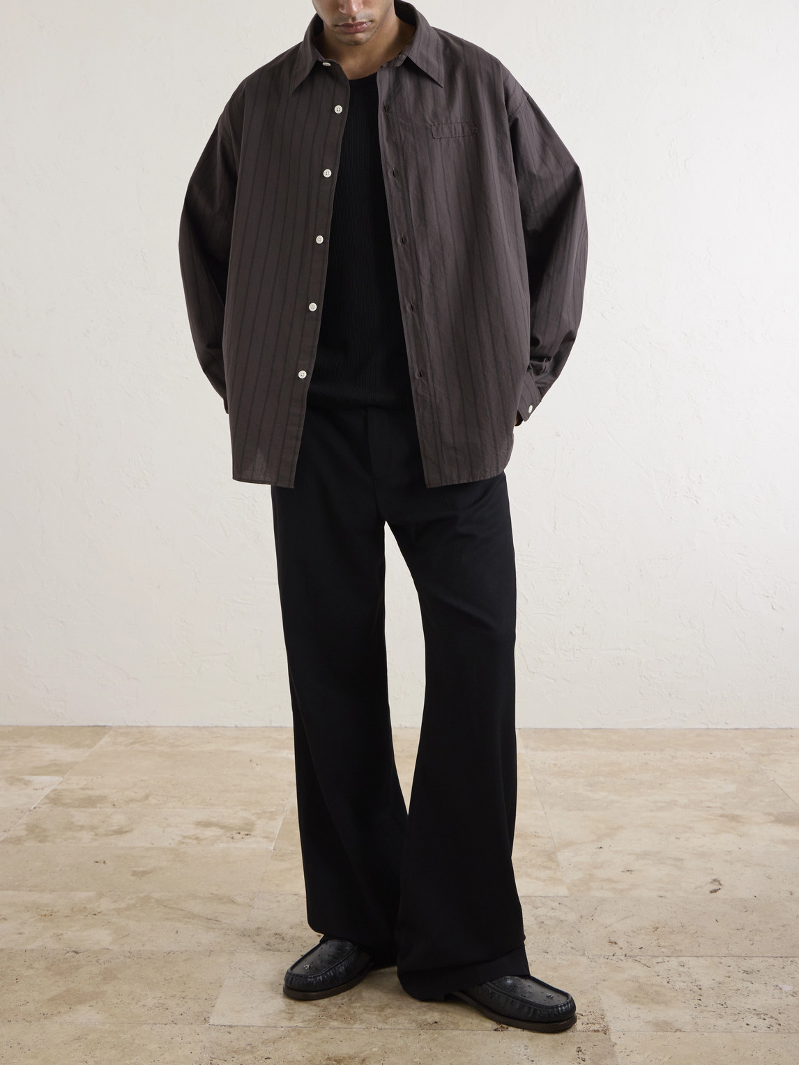Essay Pinstriped Cotton Shirt