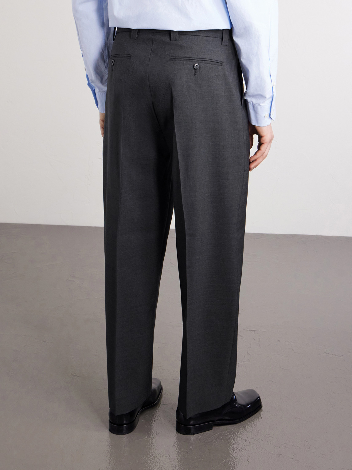  Mfpen - Service Pleated Wool Trousers - Men - Gray - S 