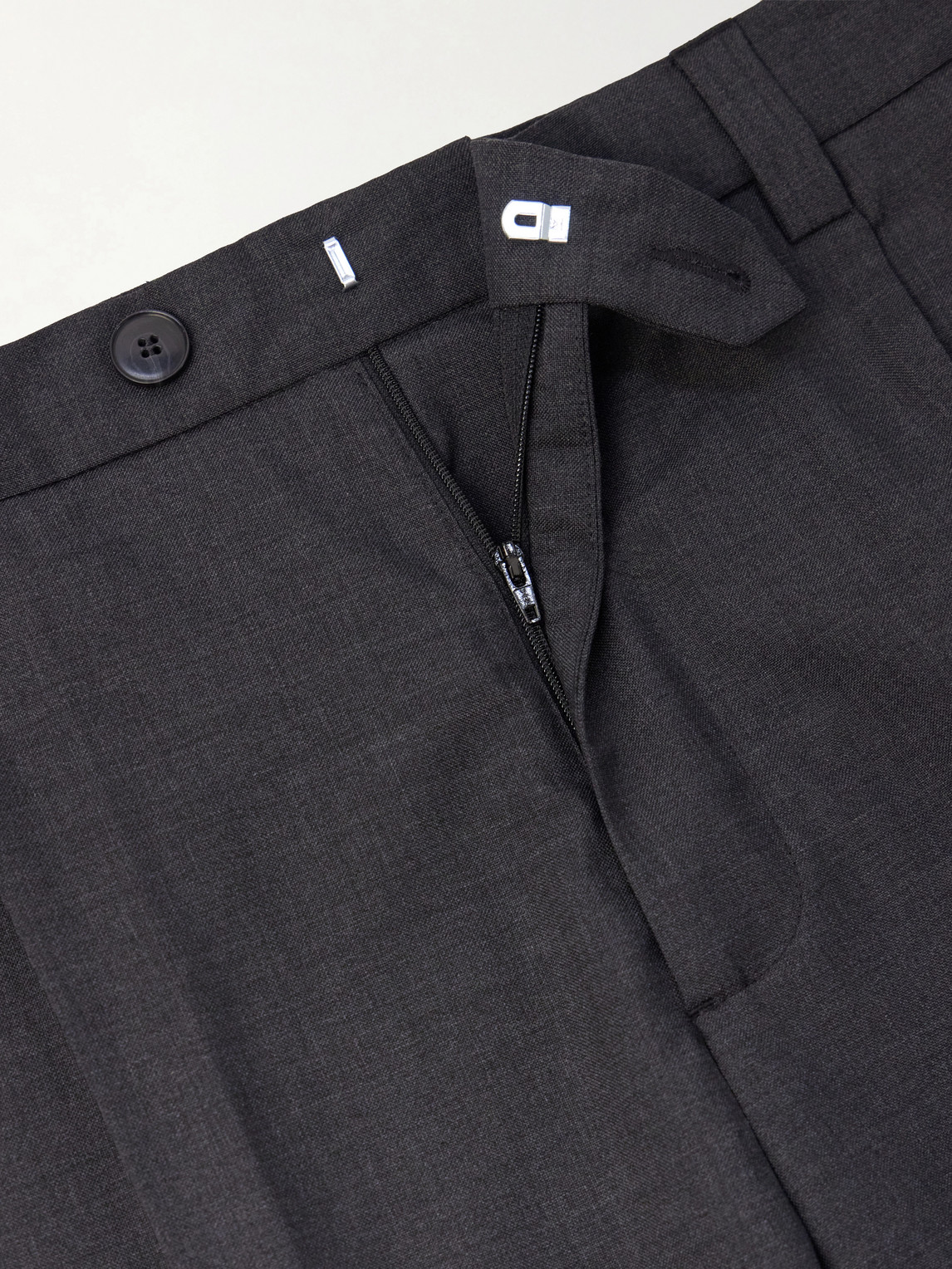 Service Pleated Wool Trousers