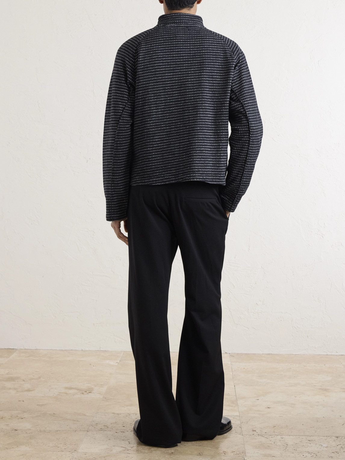  Mfpen - Leisure Organic Cotton Zip-up Sweater - Men - Black - S 