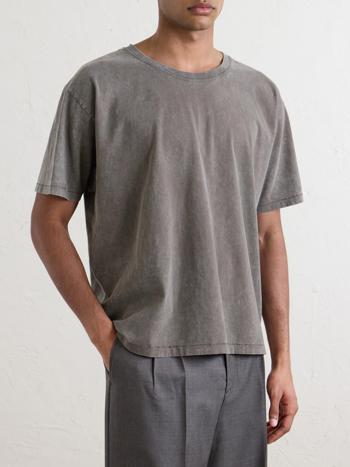 Washed Cotton-Jersey T-Shirt