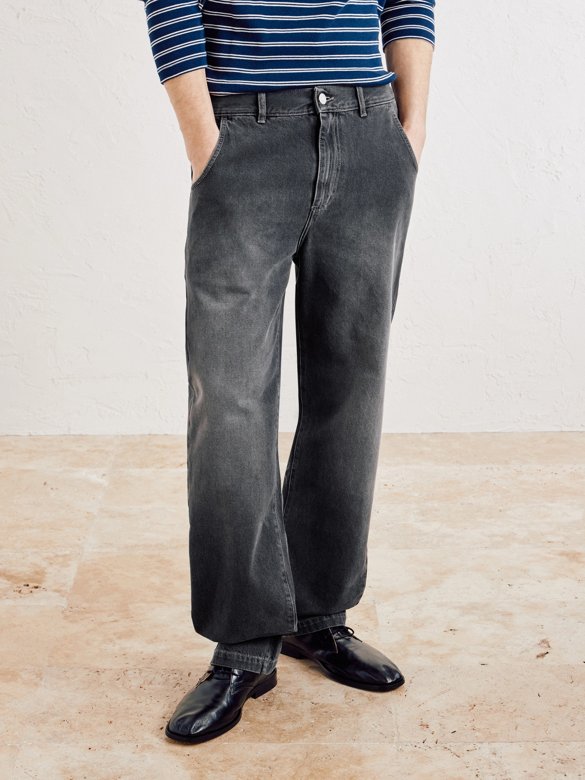  Mfpen - Regular Straight-leg Organic Jeans - Men - Gray - S 