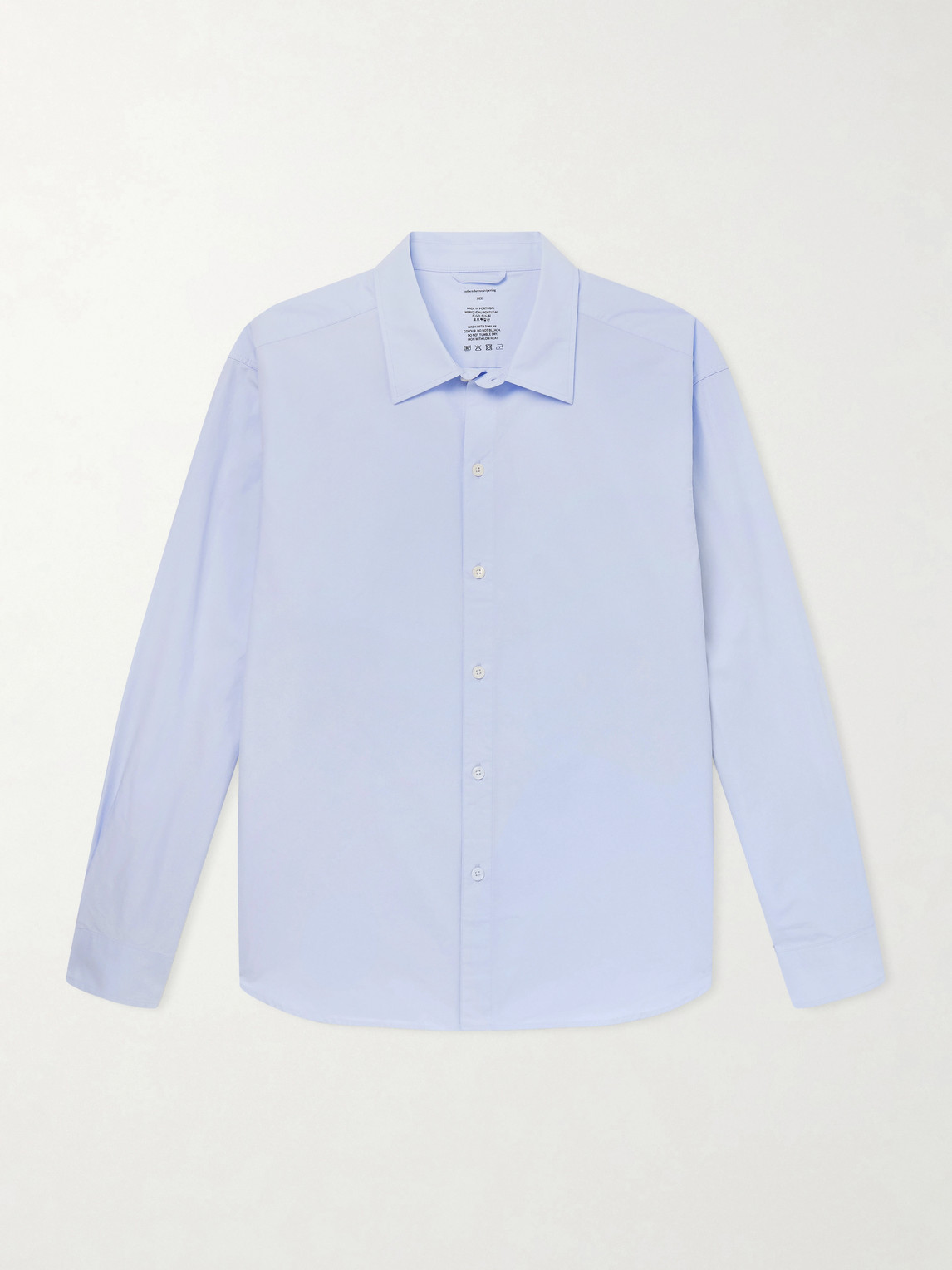 Mfpen Generous Organic Cotton-poplin Shirt In Blue