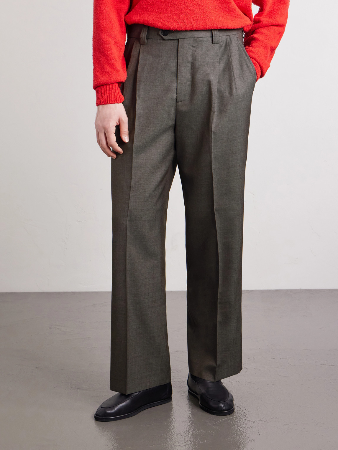  Mfpen - Classic Wool Trousers - Men - Gray - M 