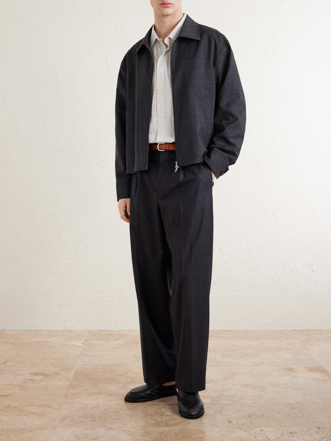 Mail Prince Of Wales Checked Wool-Twill Jacket
