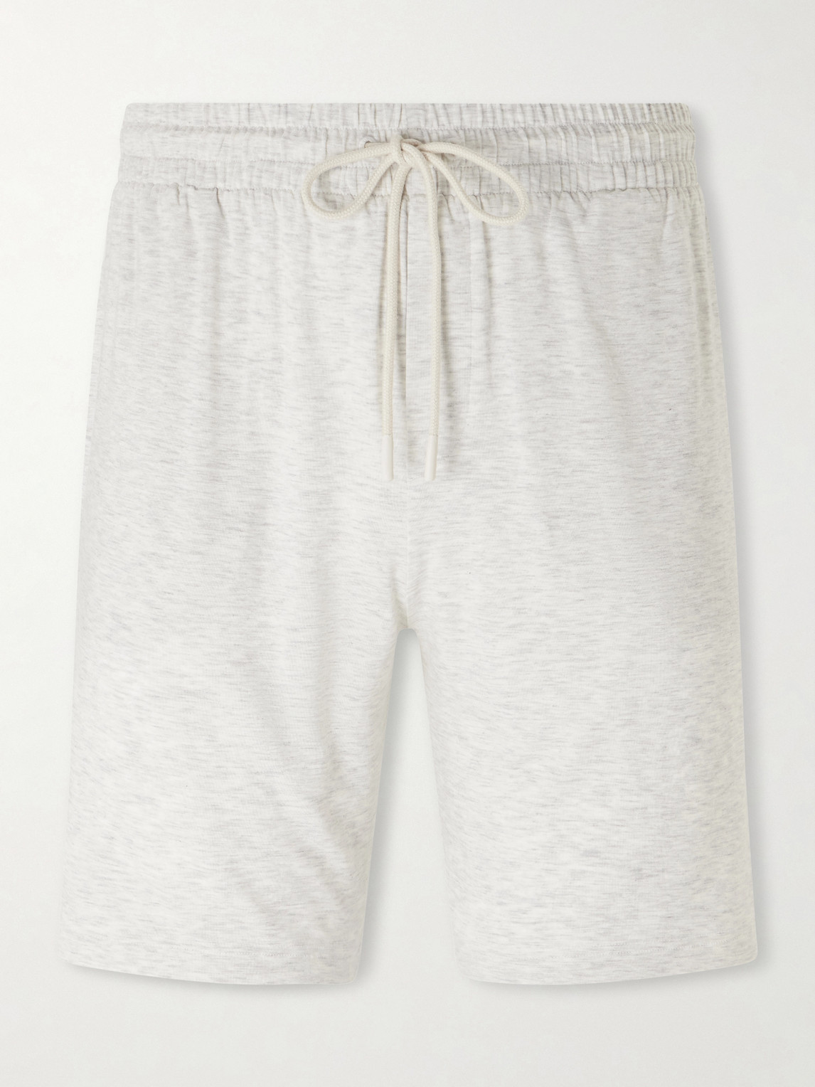 Zimmerli Straight-leg Lyocell-blend Jersey Shorts In Gray