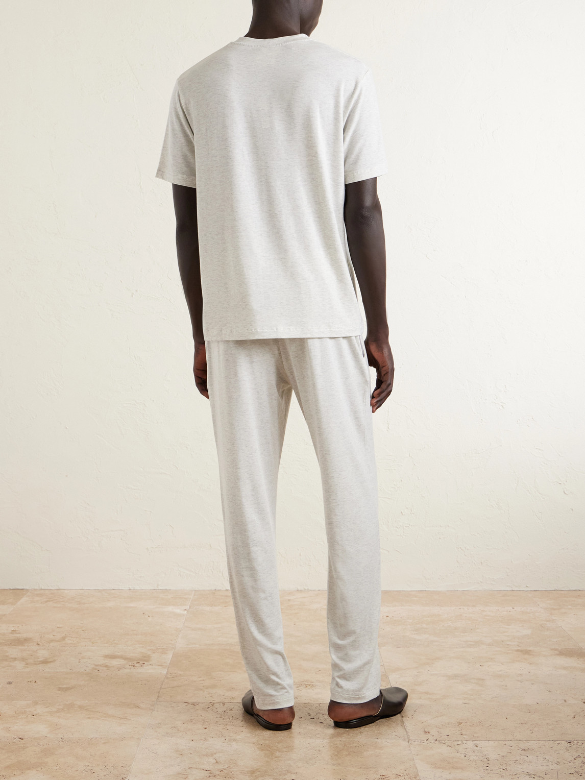 Tapered-Leg Stretch-Tencel™ Lyocell Pyjama Trousers