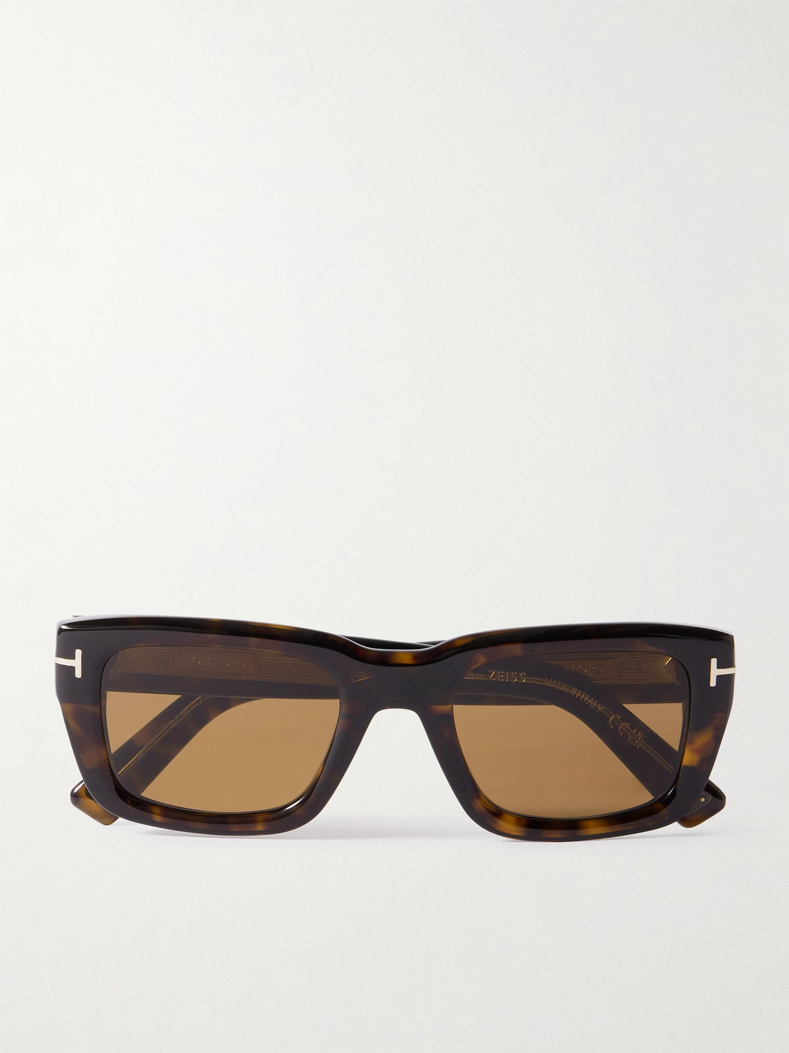 Tom Ford Icon Rectangular-Frame Tortoiseshell Acetate Sunglasses - Men