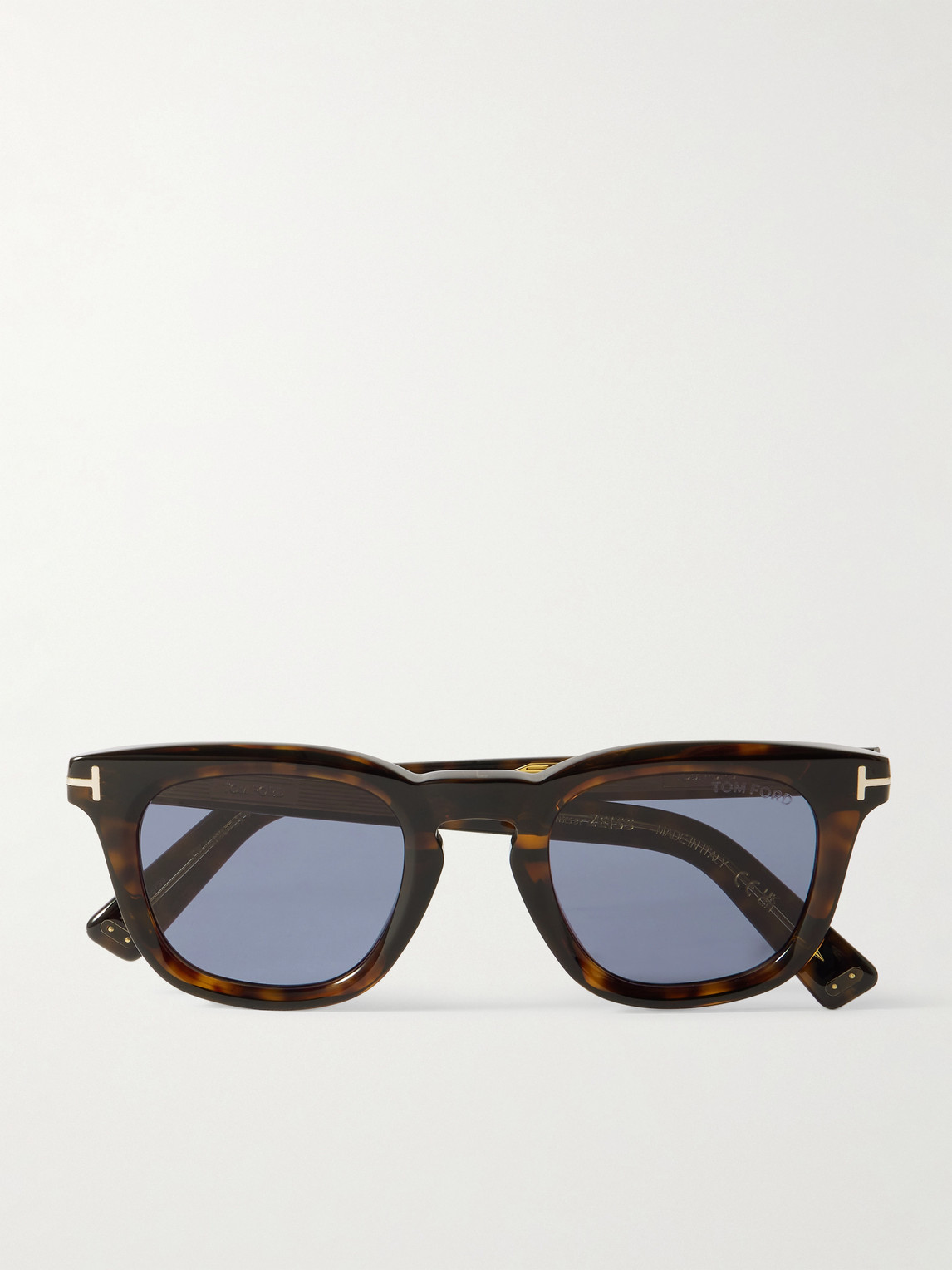 Tom Ford Round-Frame Tortoiseshell Acetate Sunglasses - Men