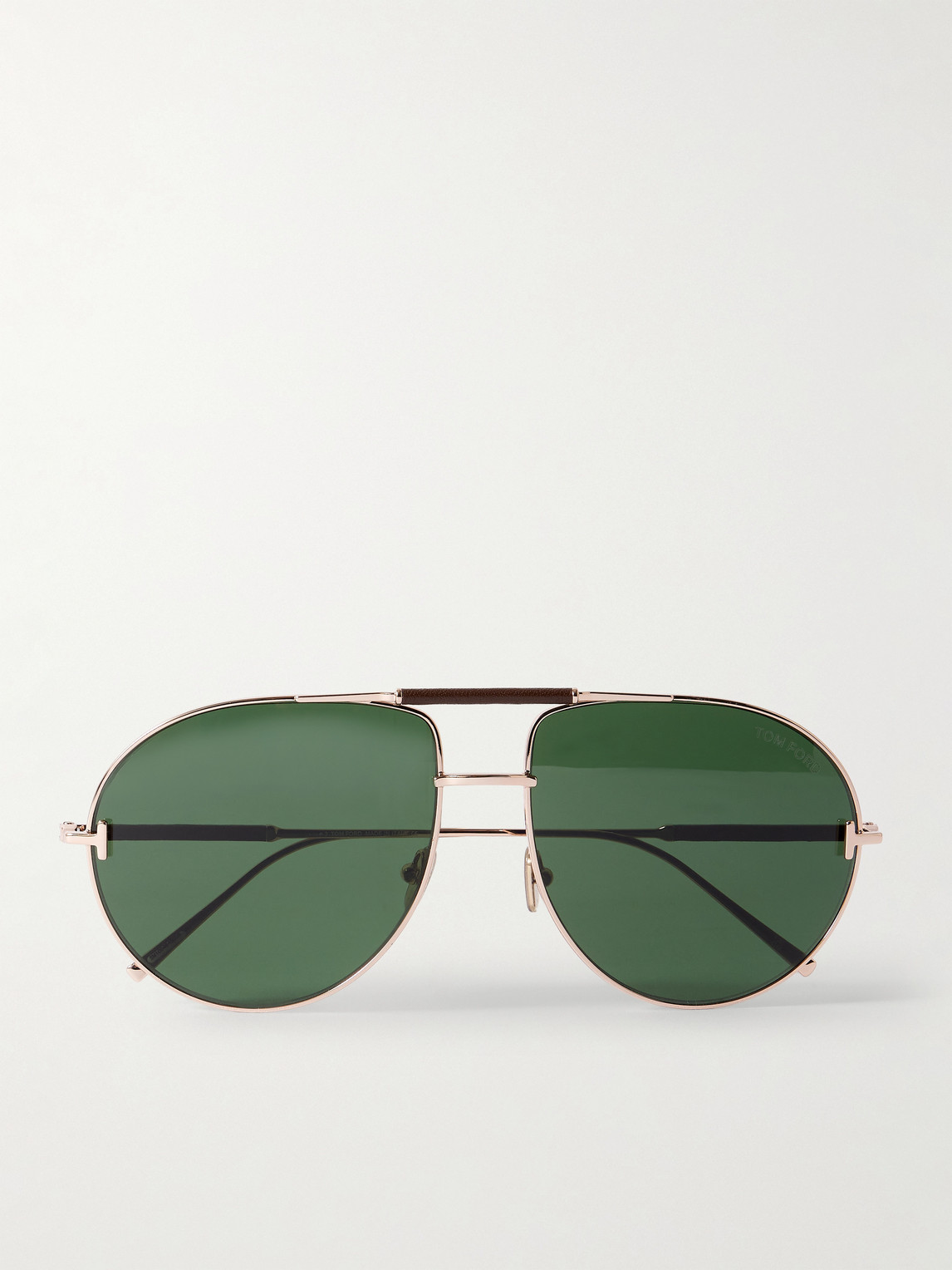 Tom Ford Lou Aviator-Style Gold-Tone Sunglasses - Men