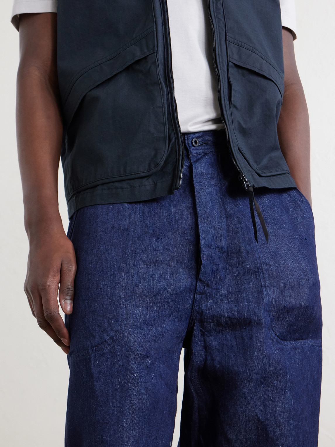 U.S. Navy Straight-Leg Linen Trousers