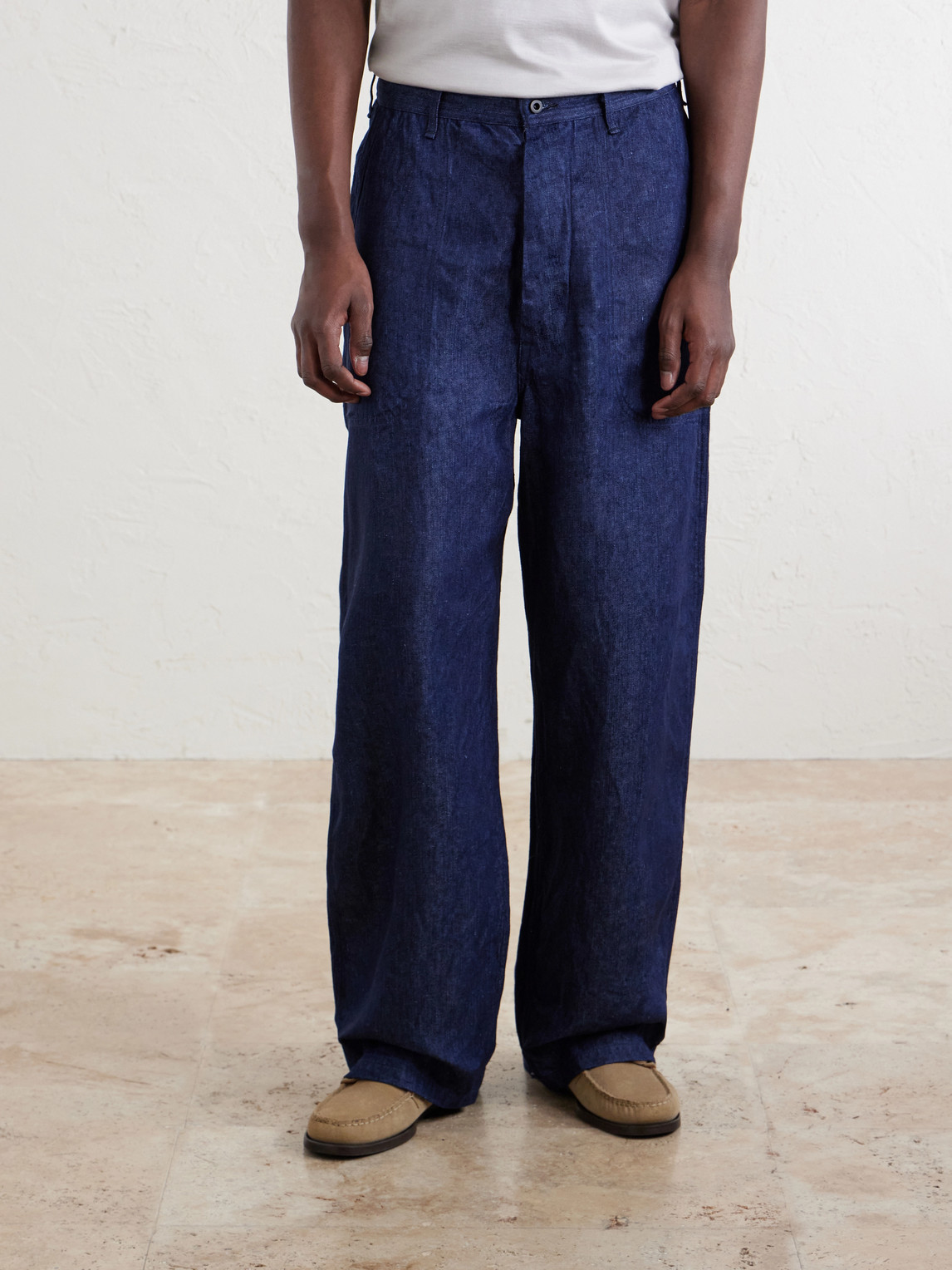 U.S. Navy Straight-Leg Linen Trousers