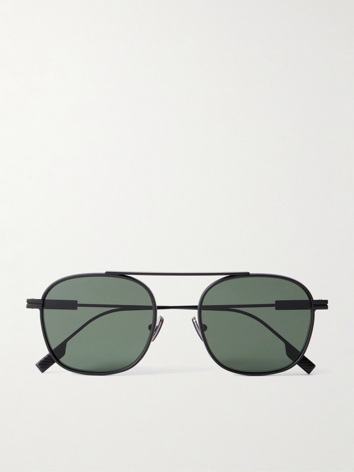 Zegna Round-Frame Metal Sunglasses - Men