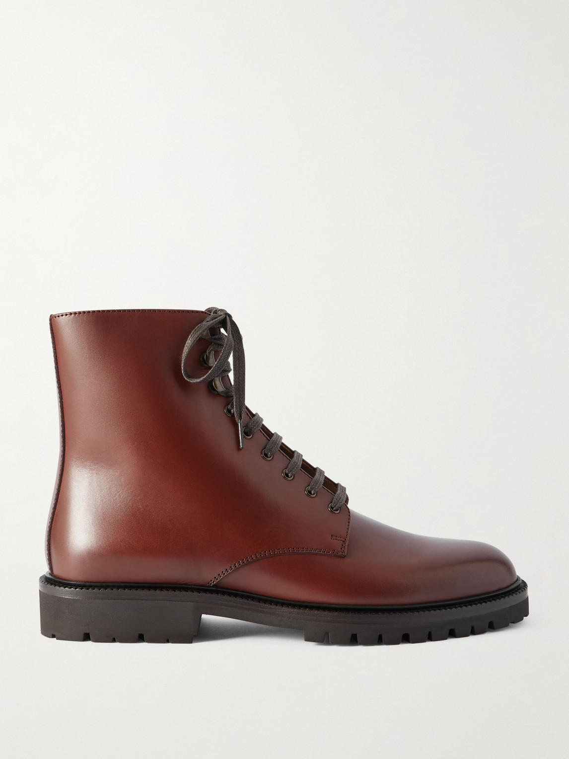 Brunello Cucinelli Polacco Leather Boots - Men