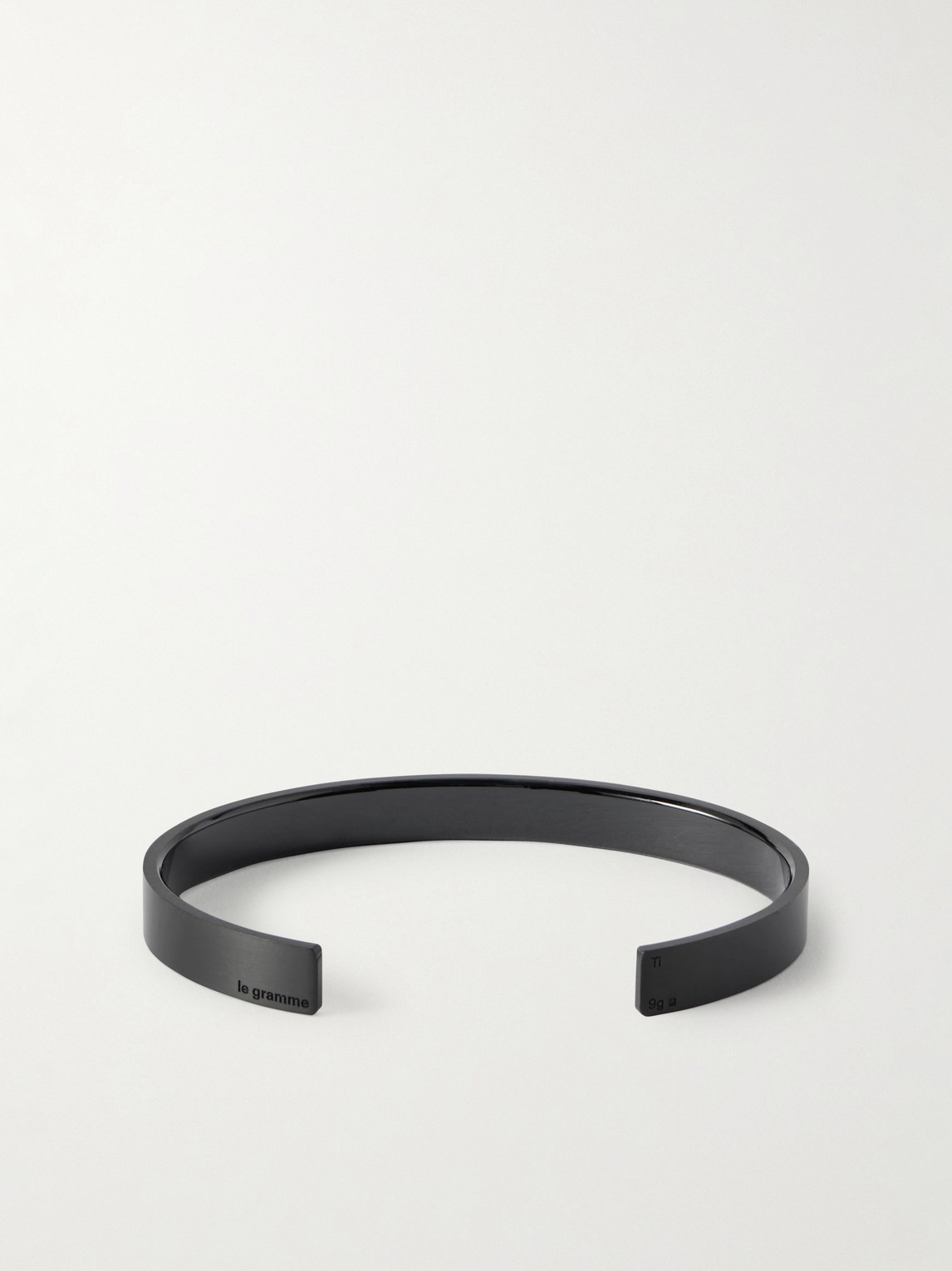 LE GRAMME 9G Ribbon DLC-Coated Titanium Cuff - Men