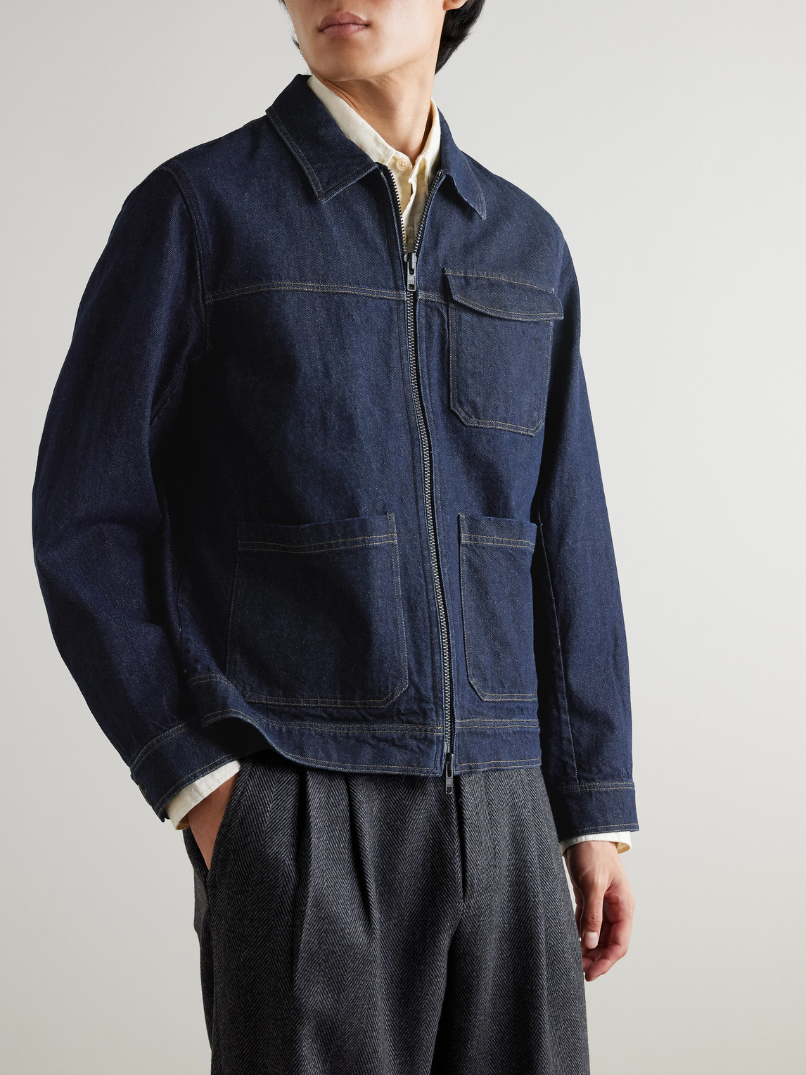  Oliver Spencer - Hardwick Denim Jacket - Men - Blue - S 