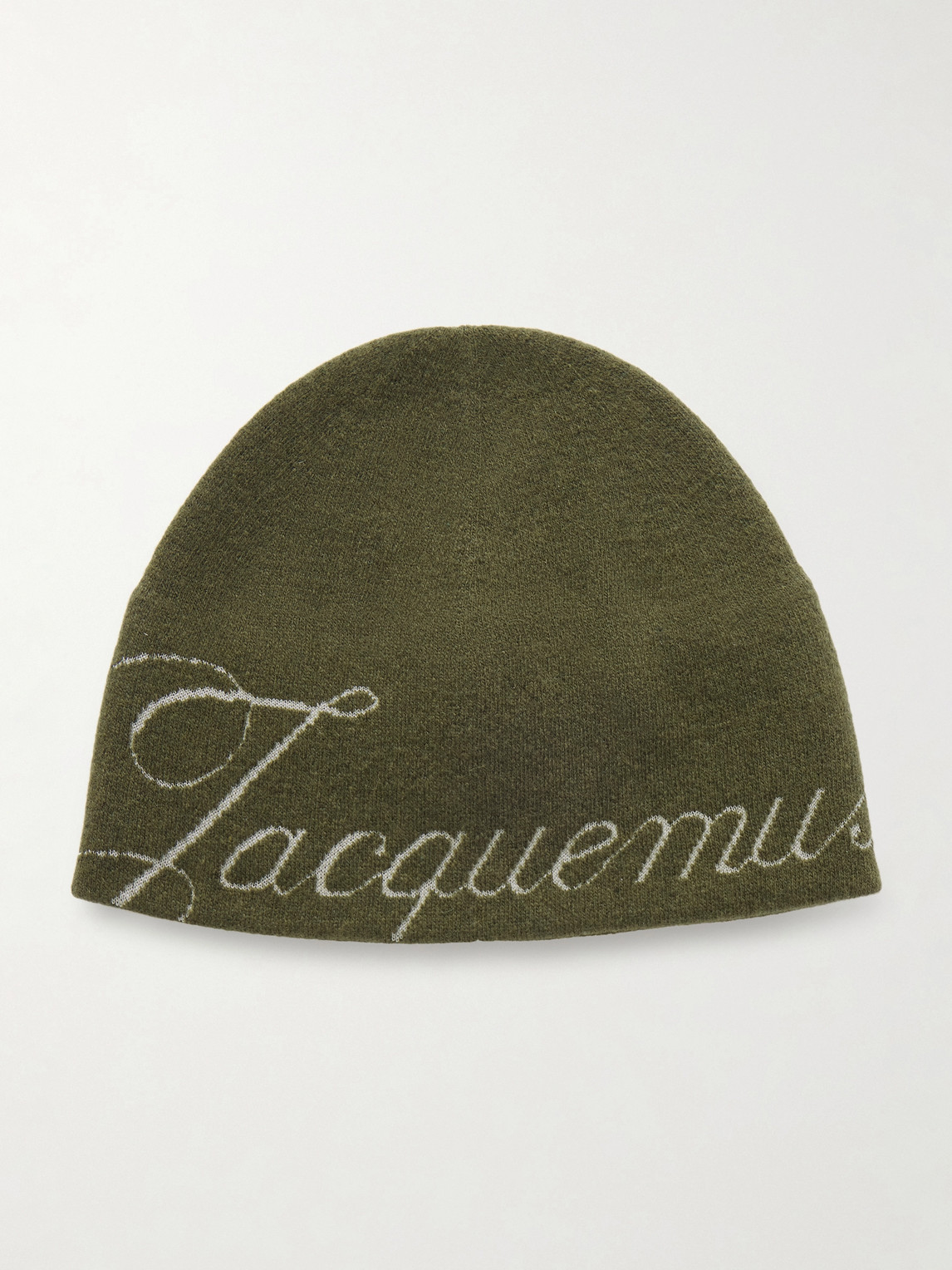 Jacquemus The Atelier Logo-Jacquard Knitted Beanie - Men