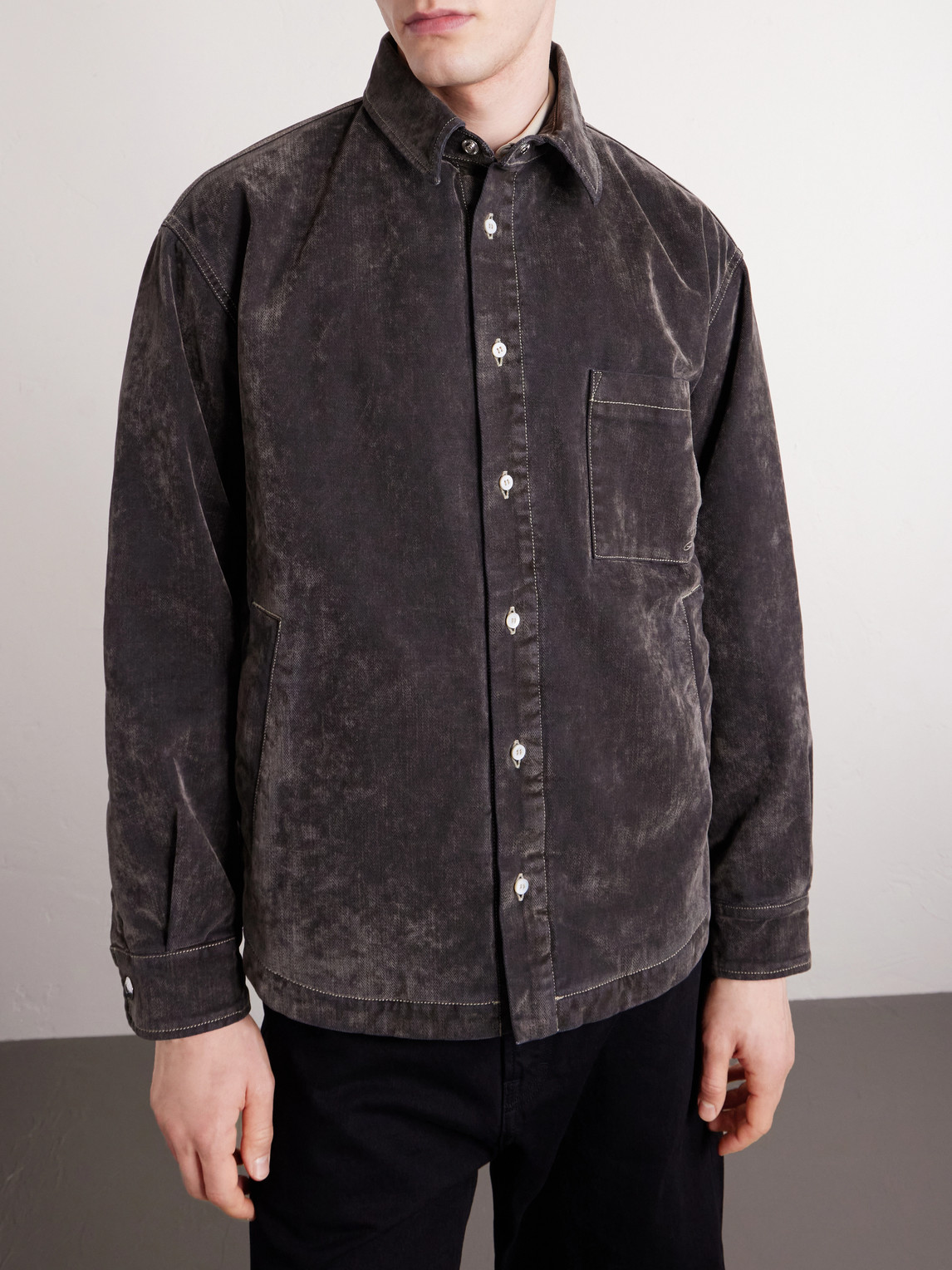  Jacquemus - Boulanger Denim Overshirt - Men - Gray - It 50 
