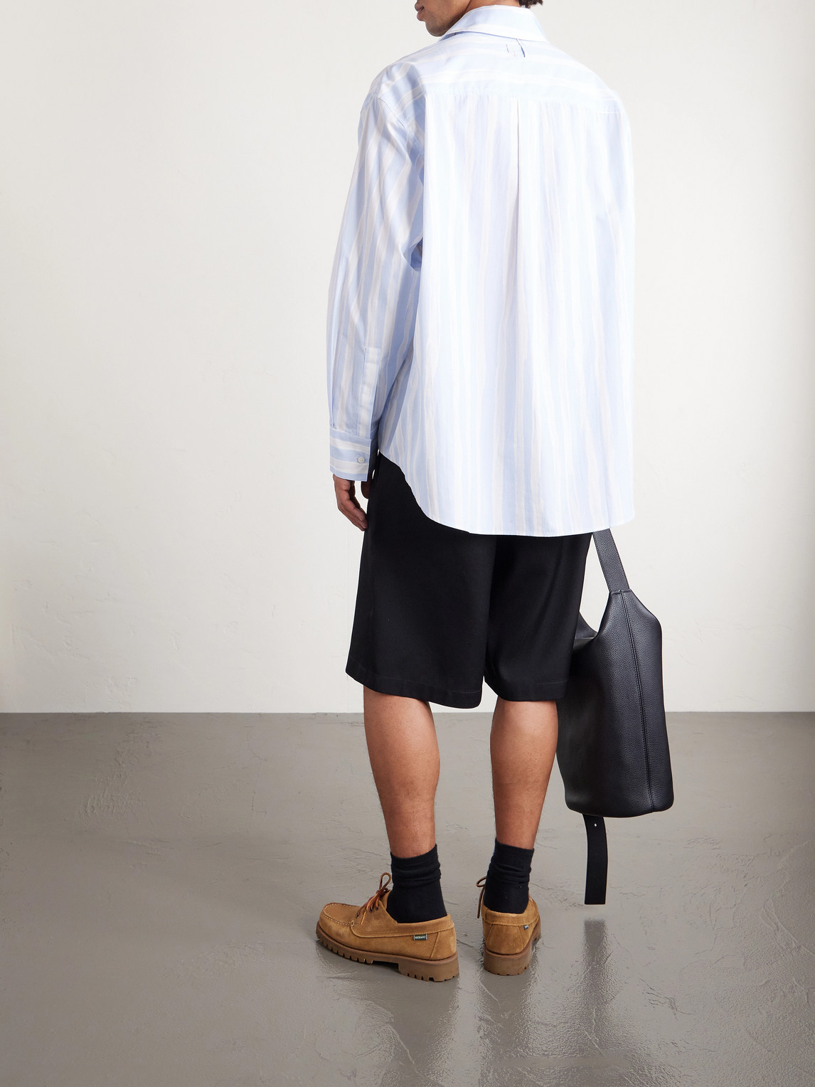  Jacquemus - Striped Cotton-poplin Shirt - Men - Blue - It 52 