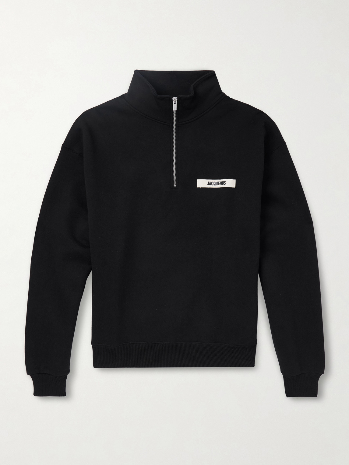 Jacquemus Logo-appliquéd Sweatshirt In Black