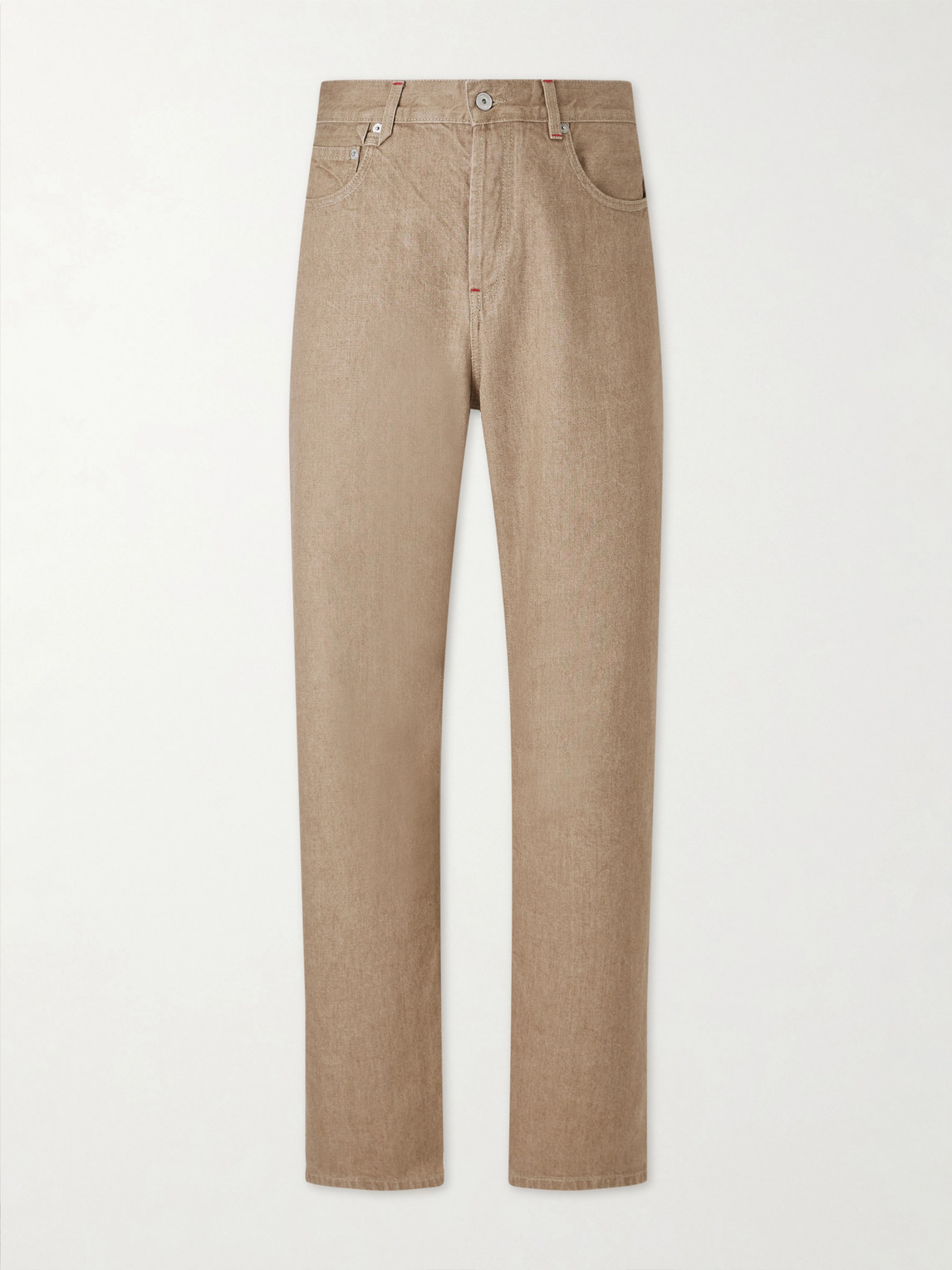 Jacquemus Le De-nîmes Droit Straight-leg Jeans In Neutral