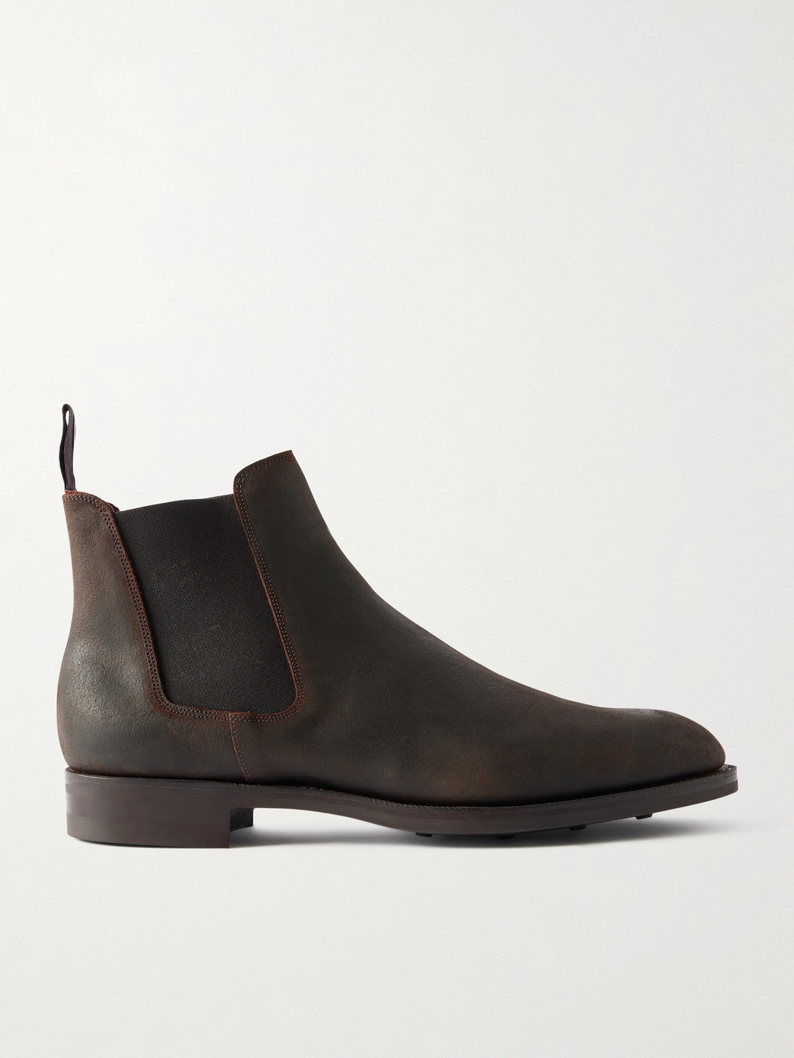 Edward Green Govan Suede Chelsea Boots In Brown