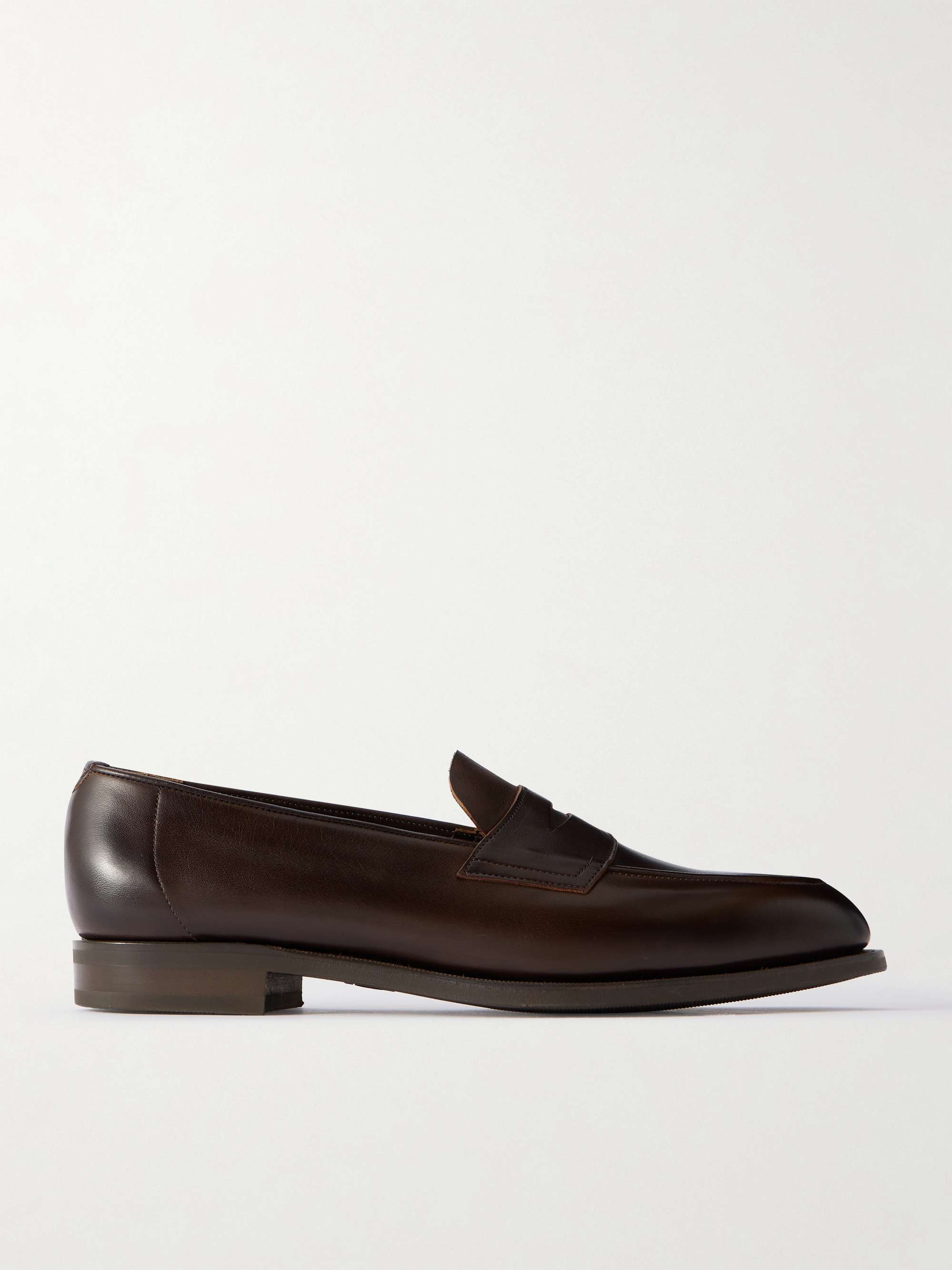 Edward Green Piccadilly 6（24.5） EDWARD GREEN Piccadilly Leather Penny Loafers for Men | MR