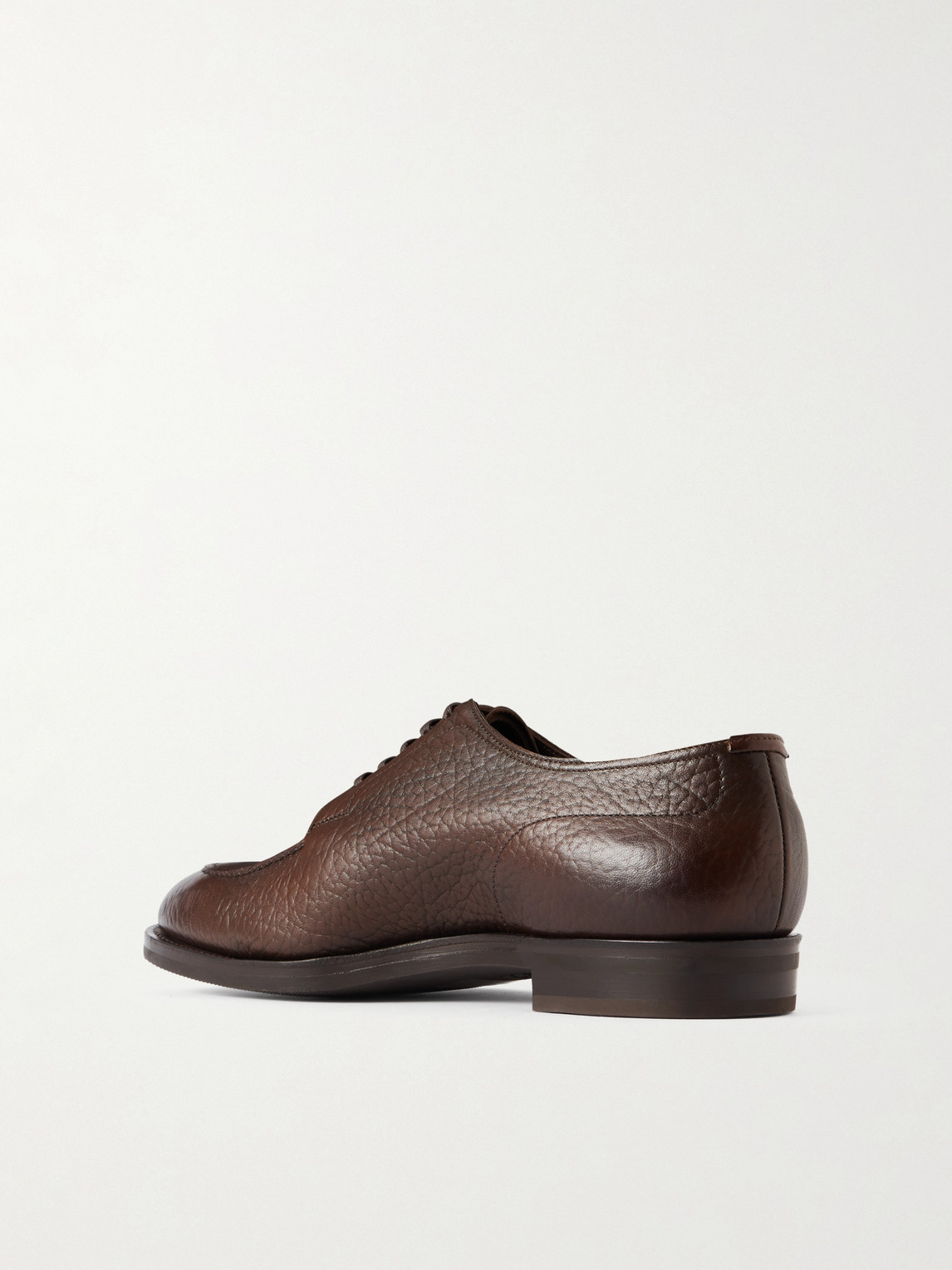 Edward Green Dover Full-grain Leather Derby Shoes In Brown