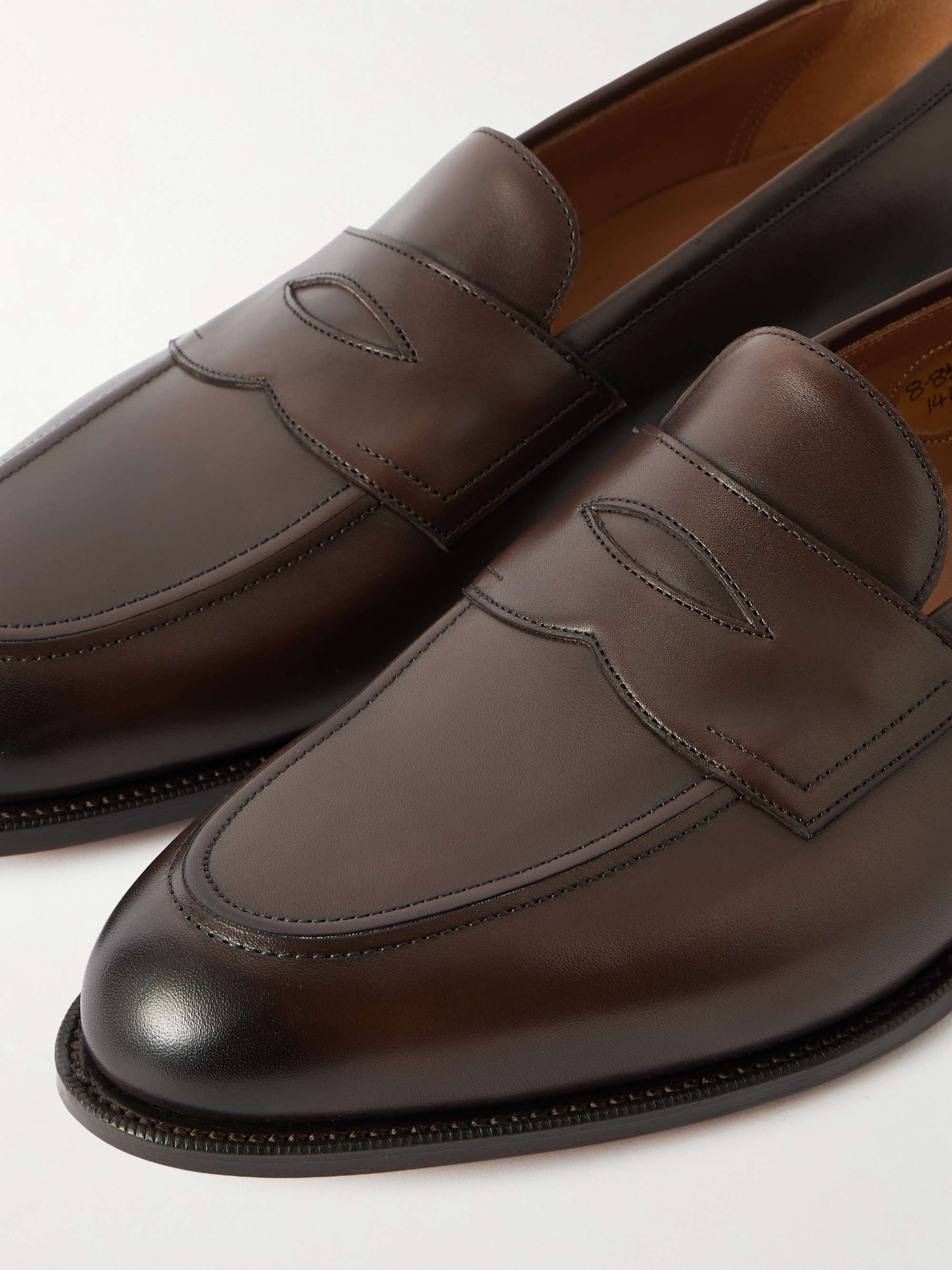 EDWARD GREEN Piccadilly Leather Penny Loafers