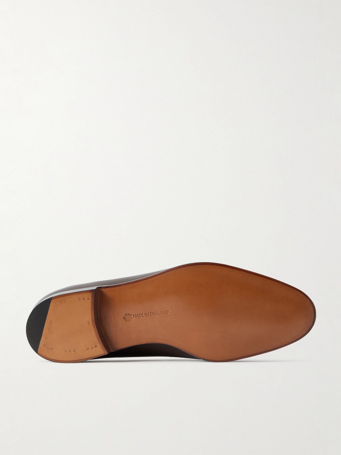 Edward Green Piccadilly Leather Penny Loafers In Brown