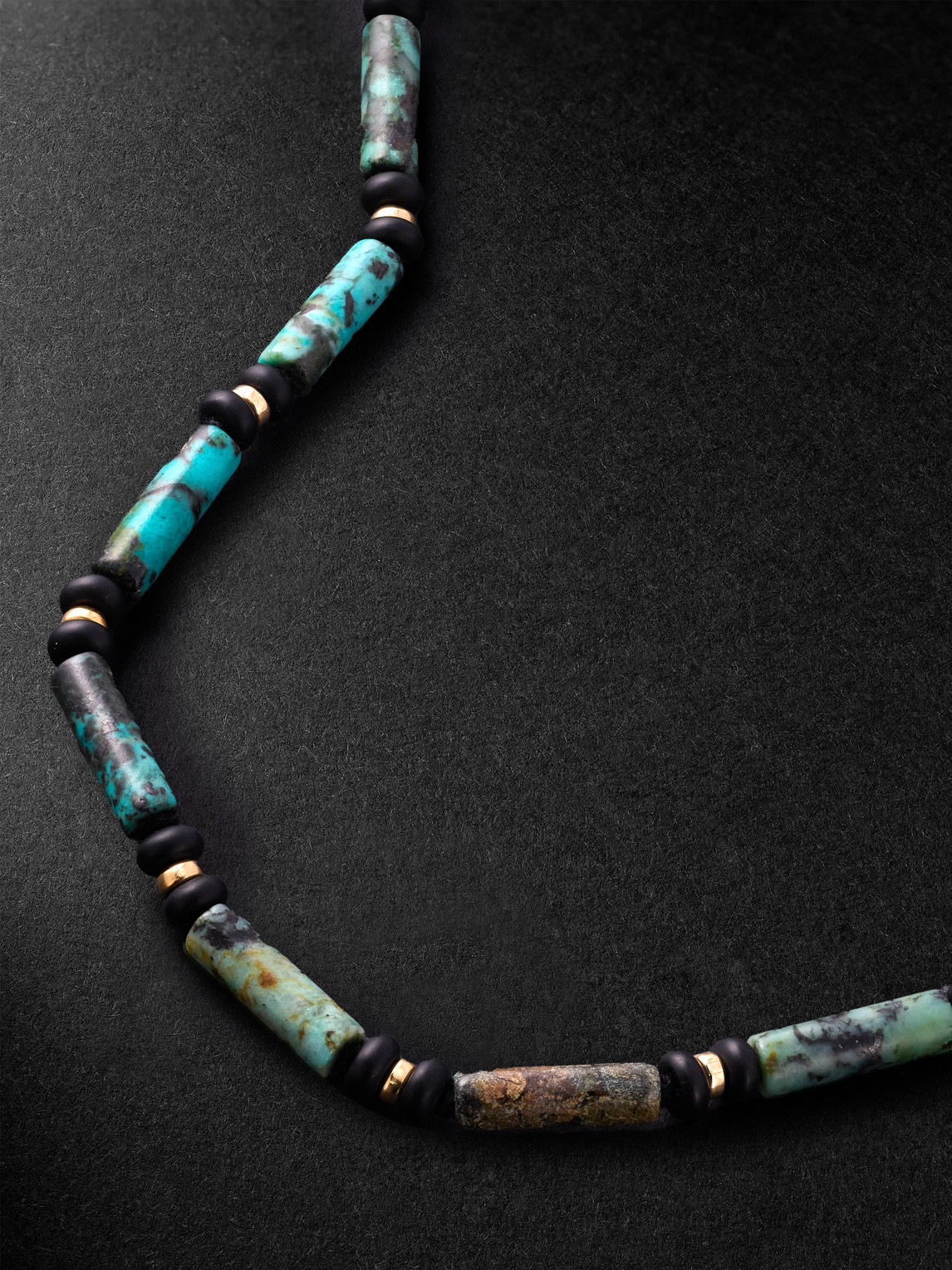 Jia Jia Gold Onyx Necklace In Gold