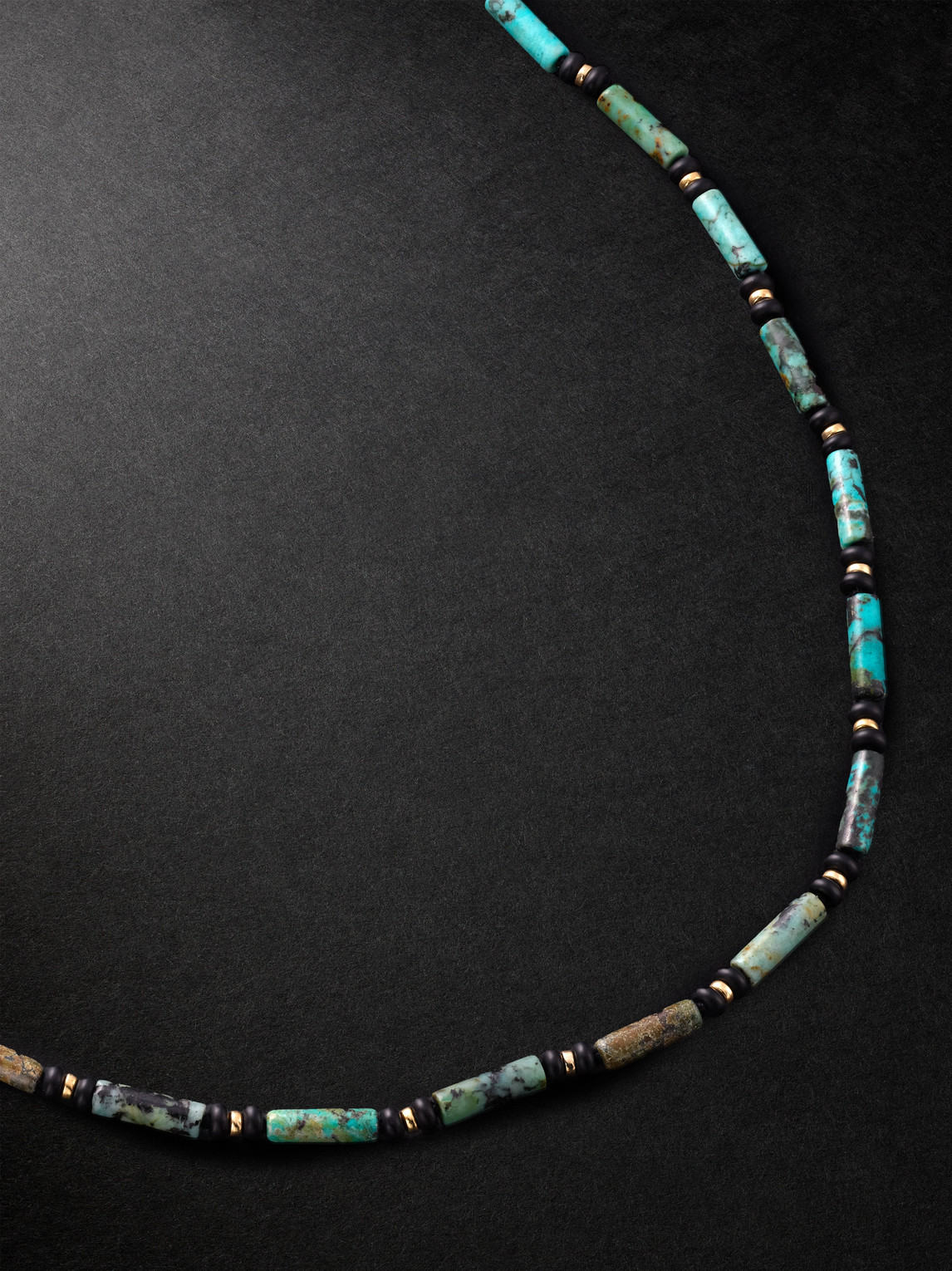 Jia Jia Gold Onyx Necklace In Blue