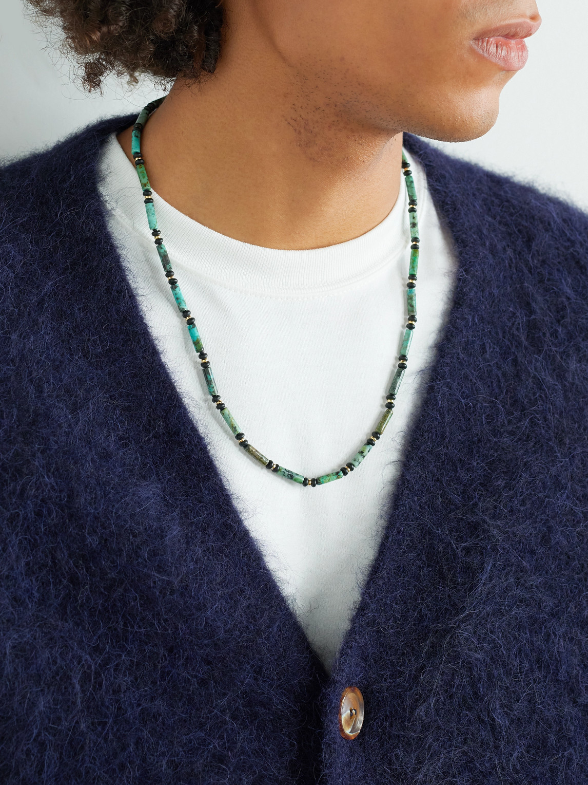 Jia Jia Gold Onyx Necklace In Gold