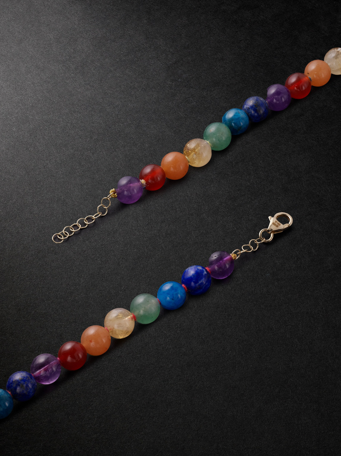  Jia Jia - Gold Multi-stone Necklace - Men - Gold 