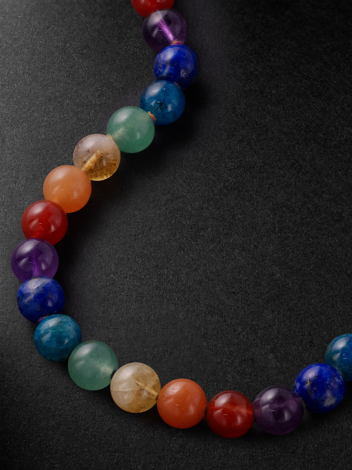  Jia Jia - Gold Multi-stone Necklace - Men - Gold 