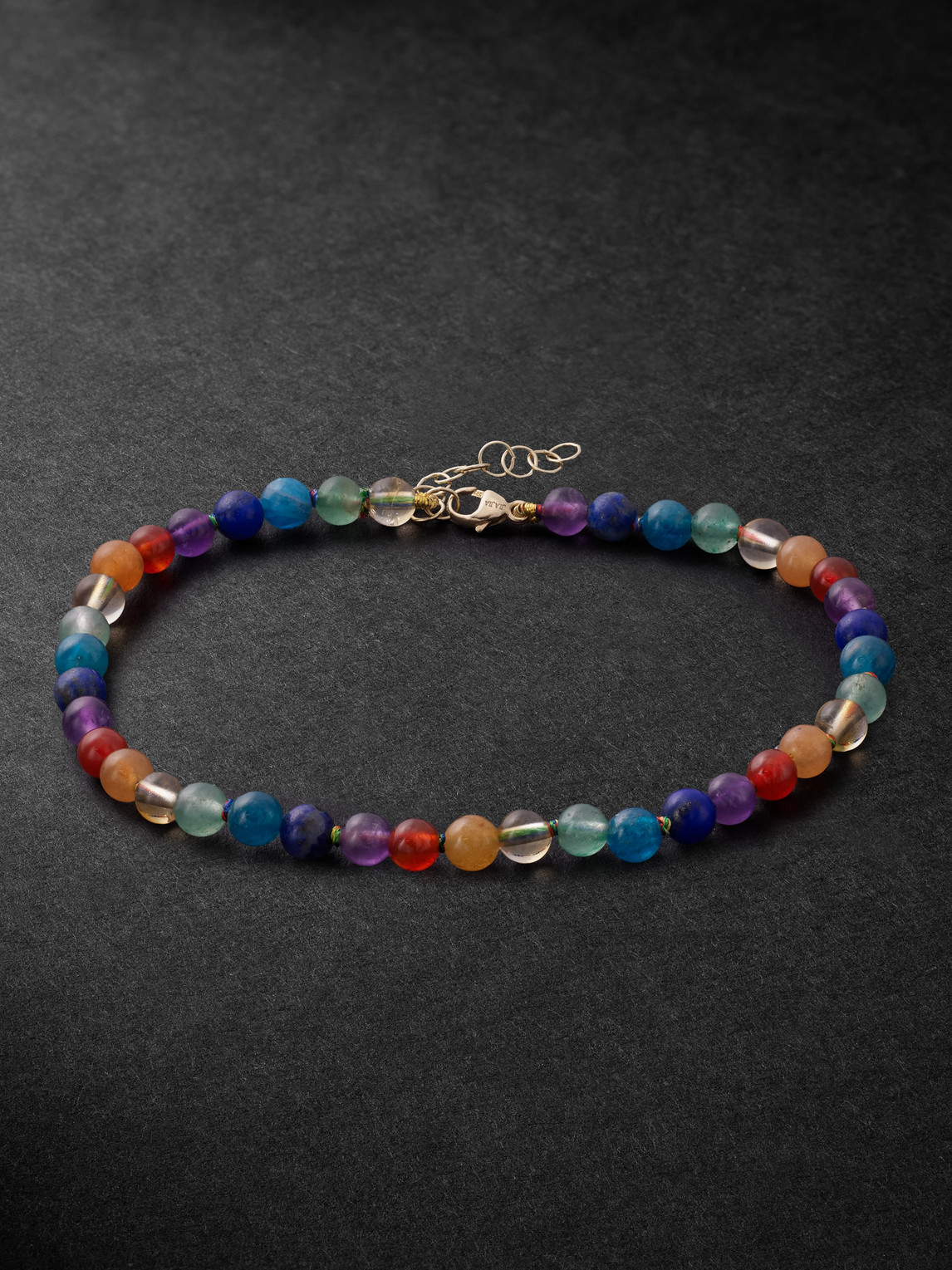 Jia Jia Gold Multi-stone Necklace In Green