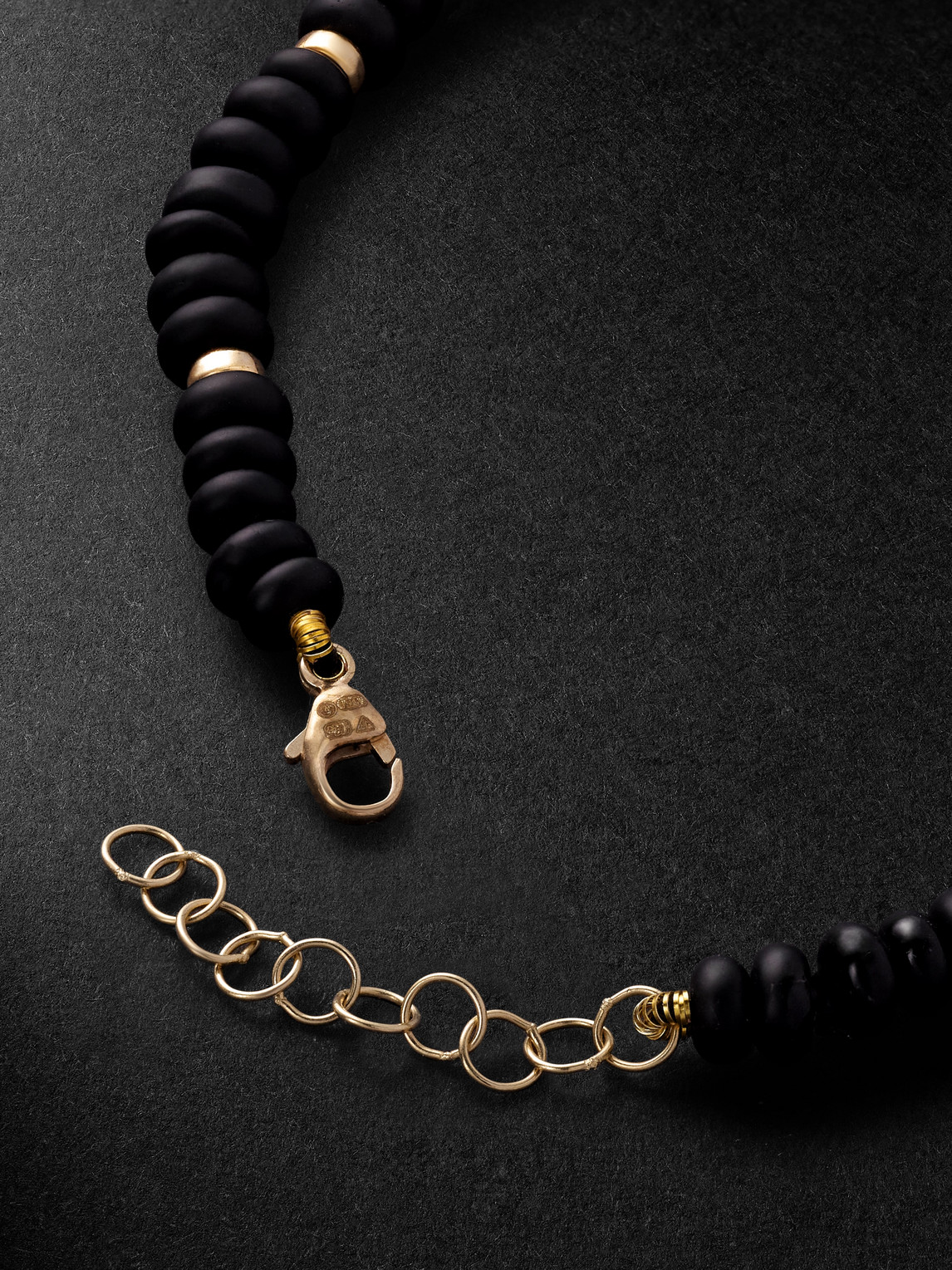 Jia Jia Gold Onyx Bracelet In Gold