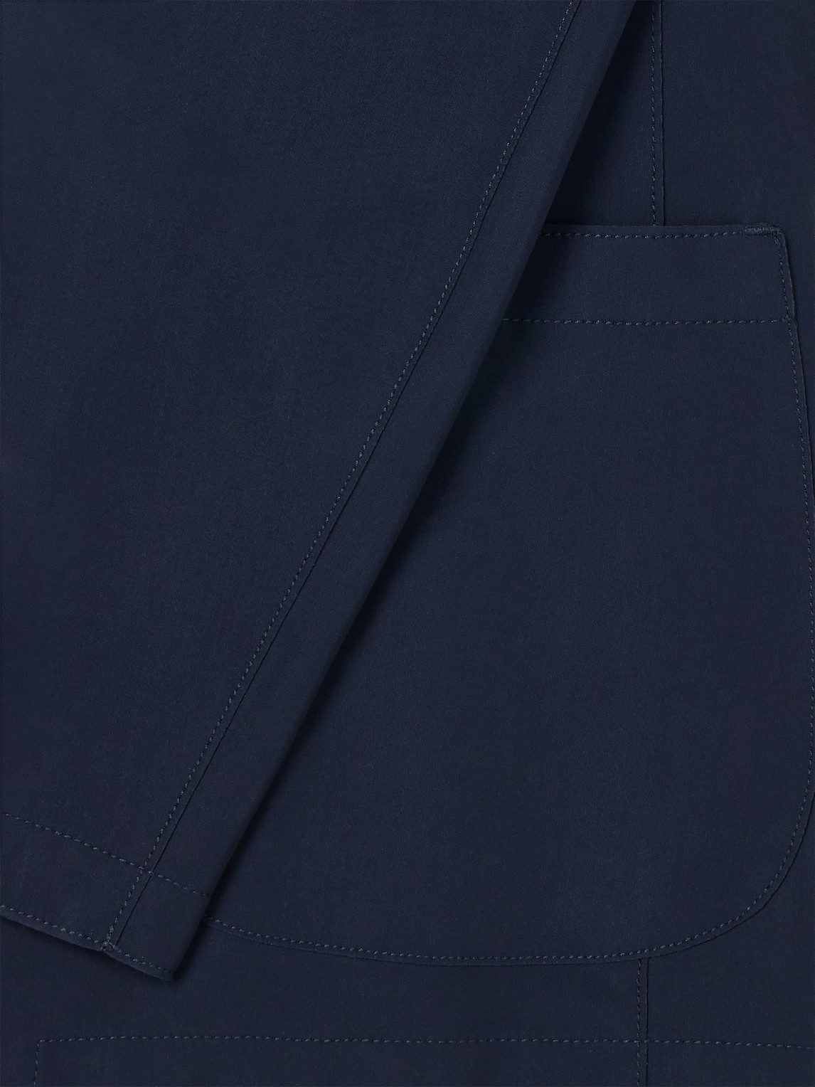 Herno Lightweight Regular Fit Stretch Scuba Knit Sport Coat In Blue