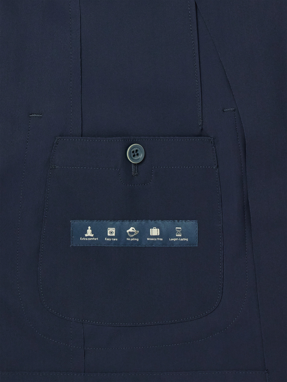 Herno Lightweight Regular Fit Stretch Scuba Knit Sport Coat In Blue