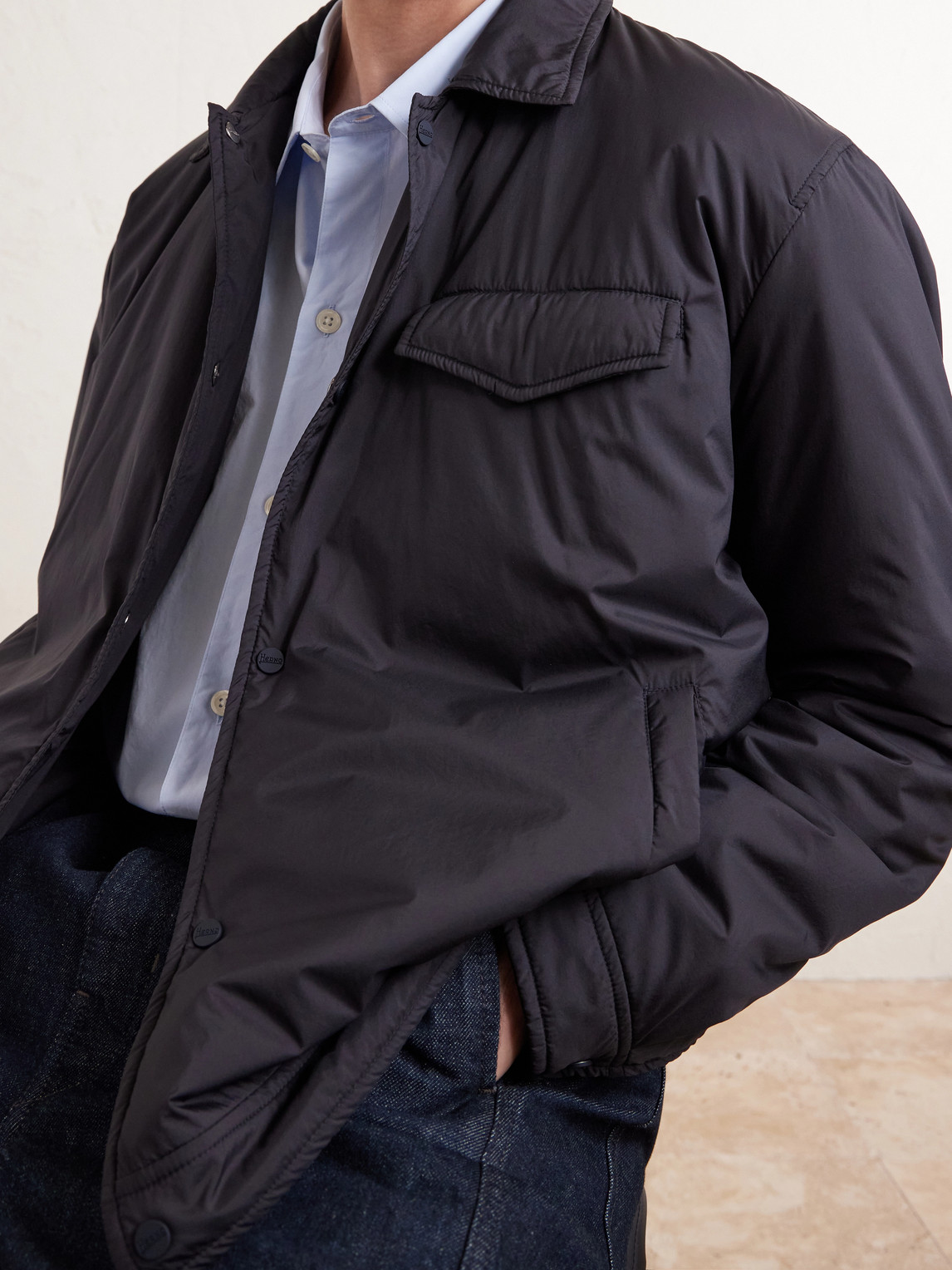 Zip-Up Shell Jacket