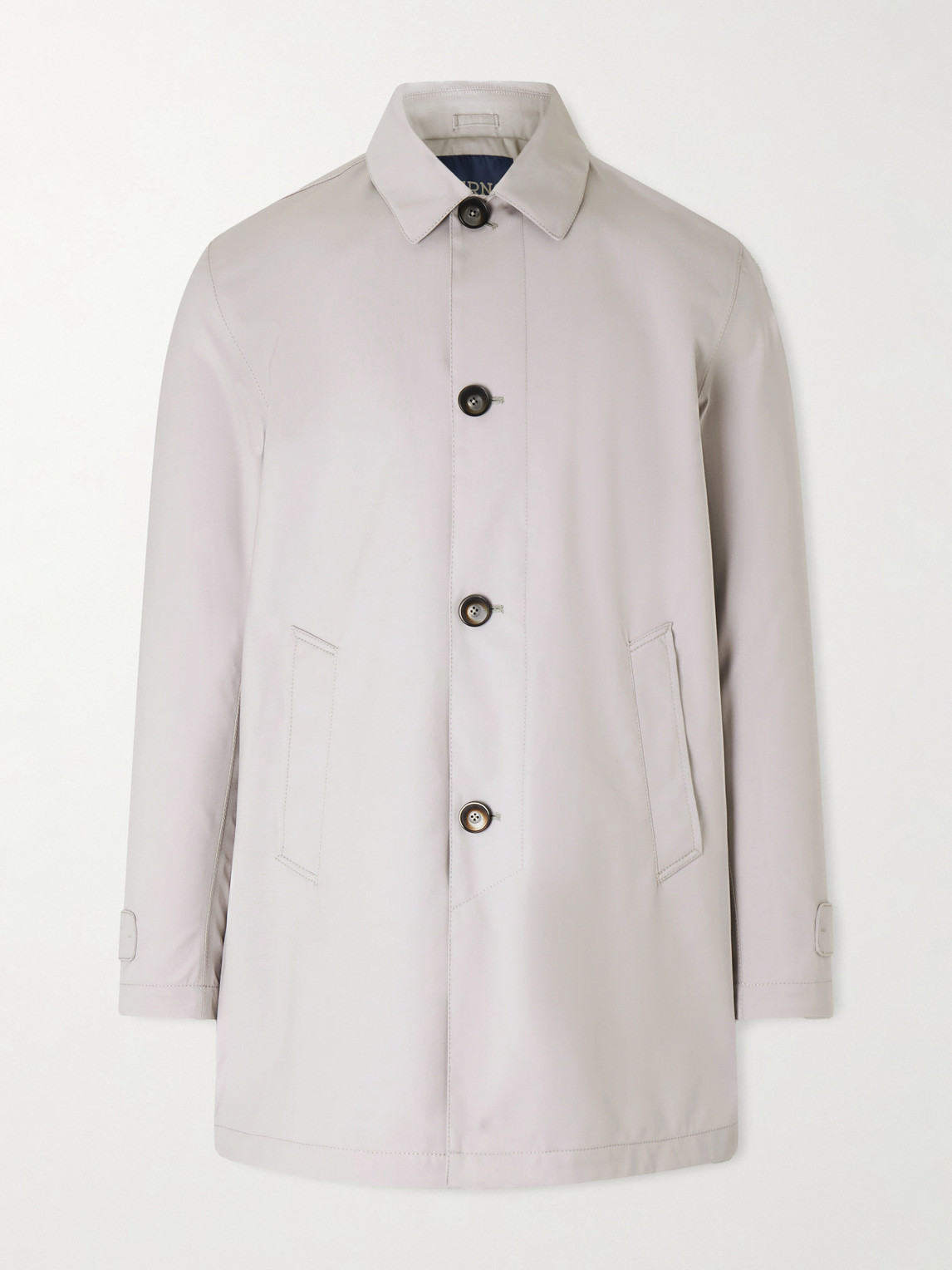 Herno Storm System® Wool Coat In Gray