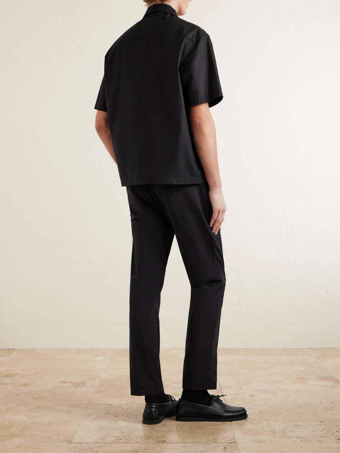  Herno - Tapered Shell Trousers - Men - Black - Xs 