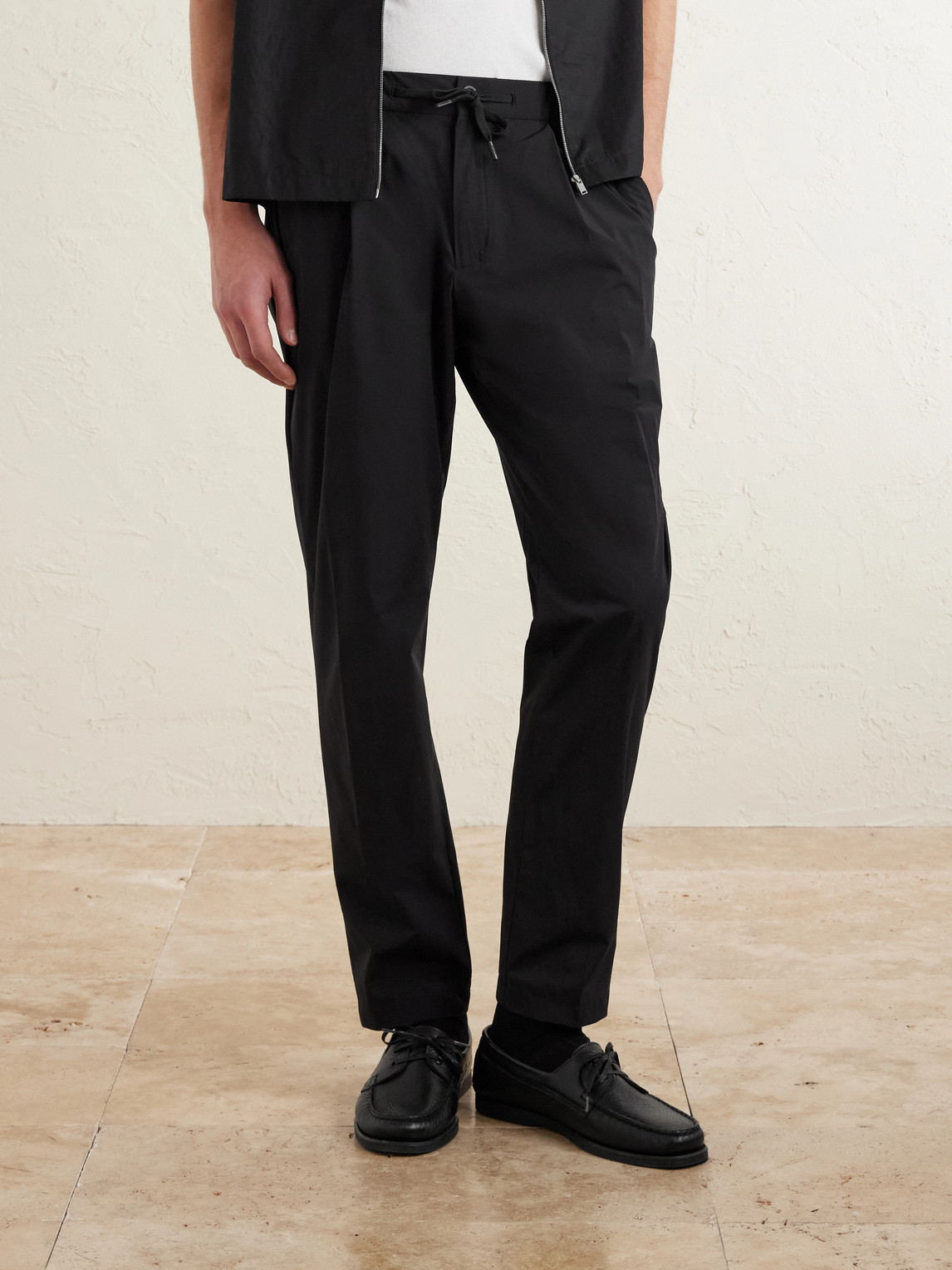  Herno - Tapered Shell Trousers - Men - Black - Xs 