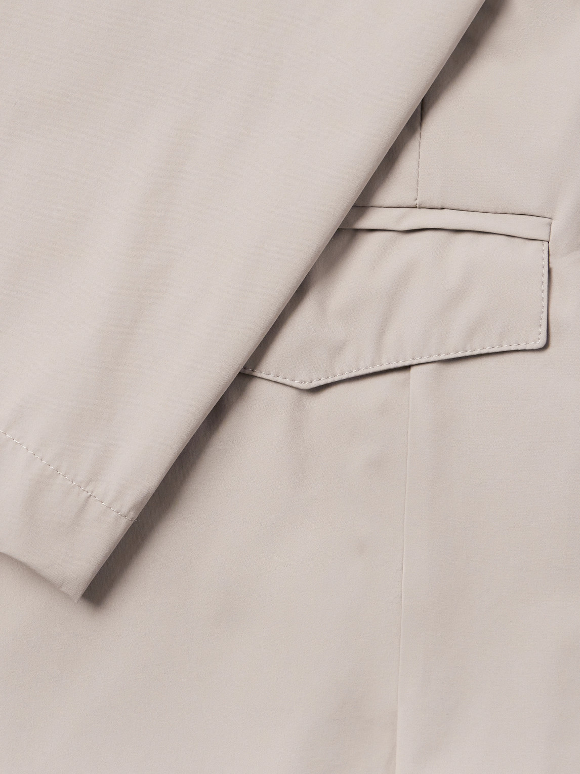 Herno Slim-fit Shell Blazer In Neutral