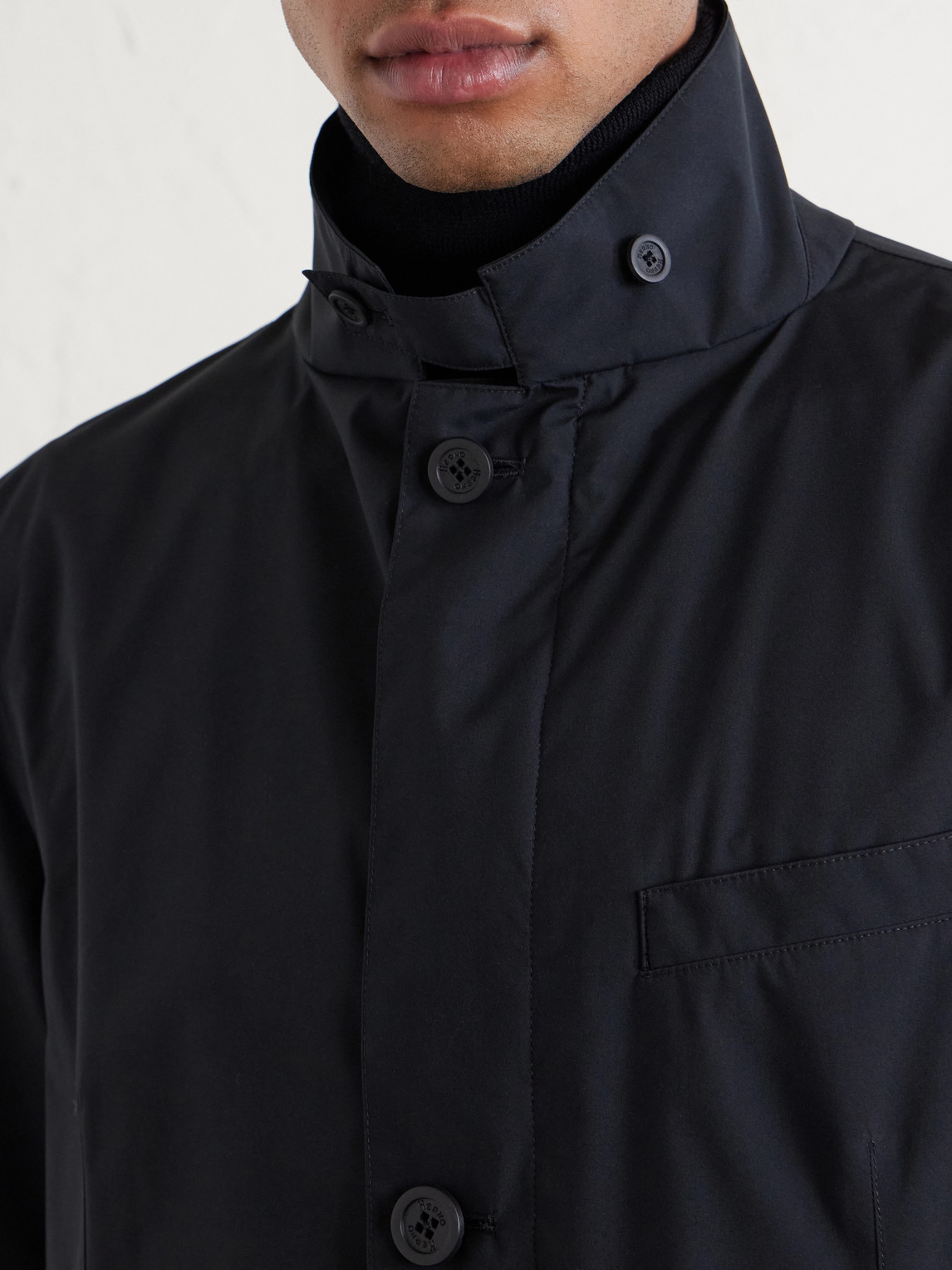 Herno Shell Blazer In Black