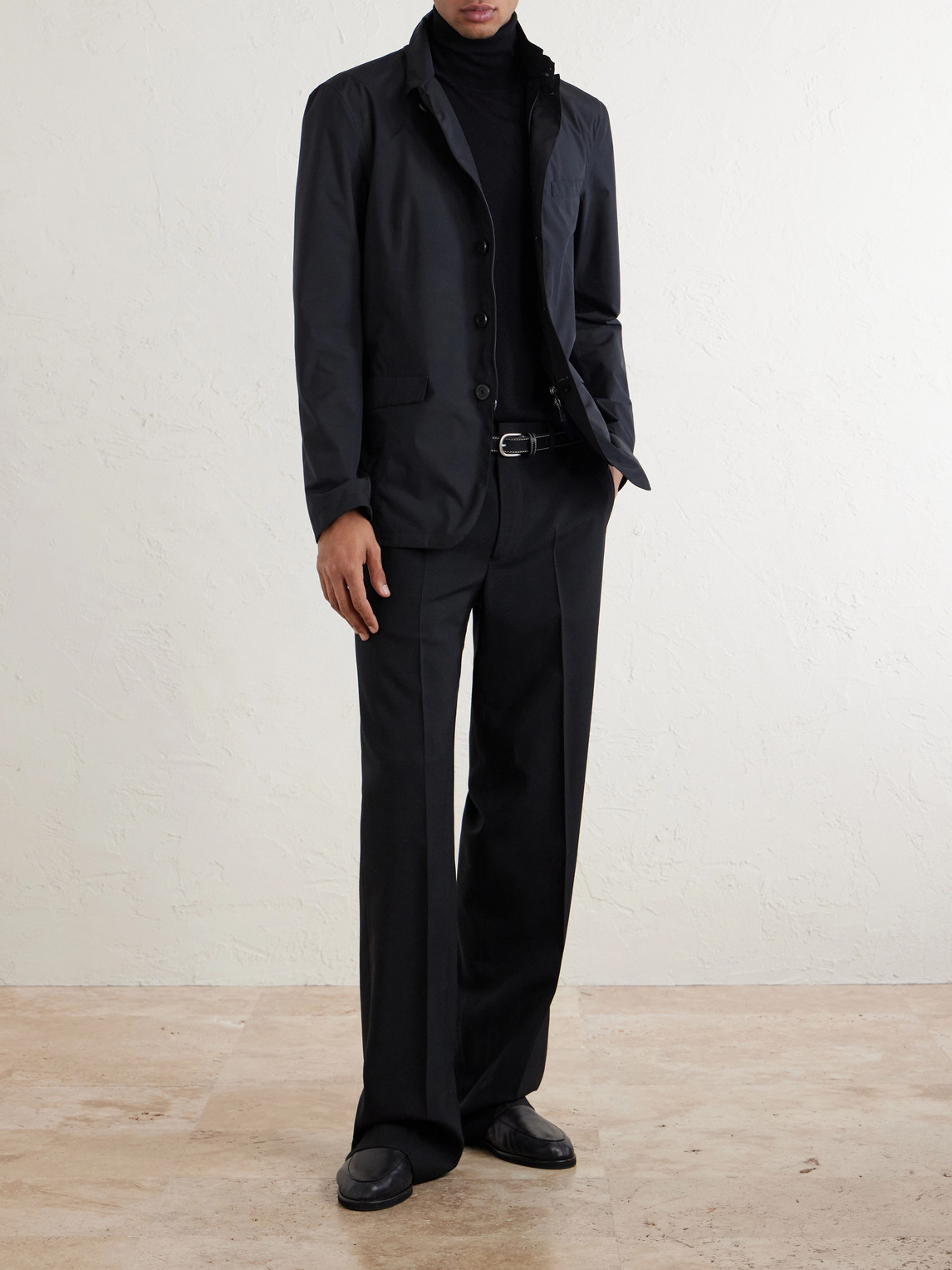 Herno Shell Blazer In Black