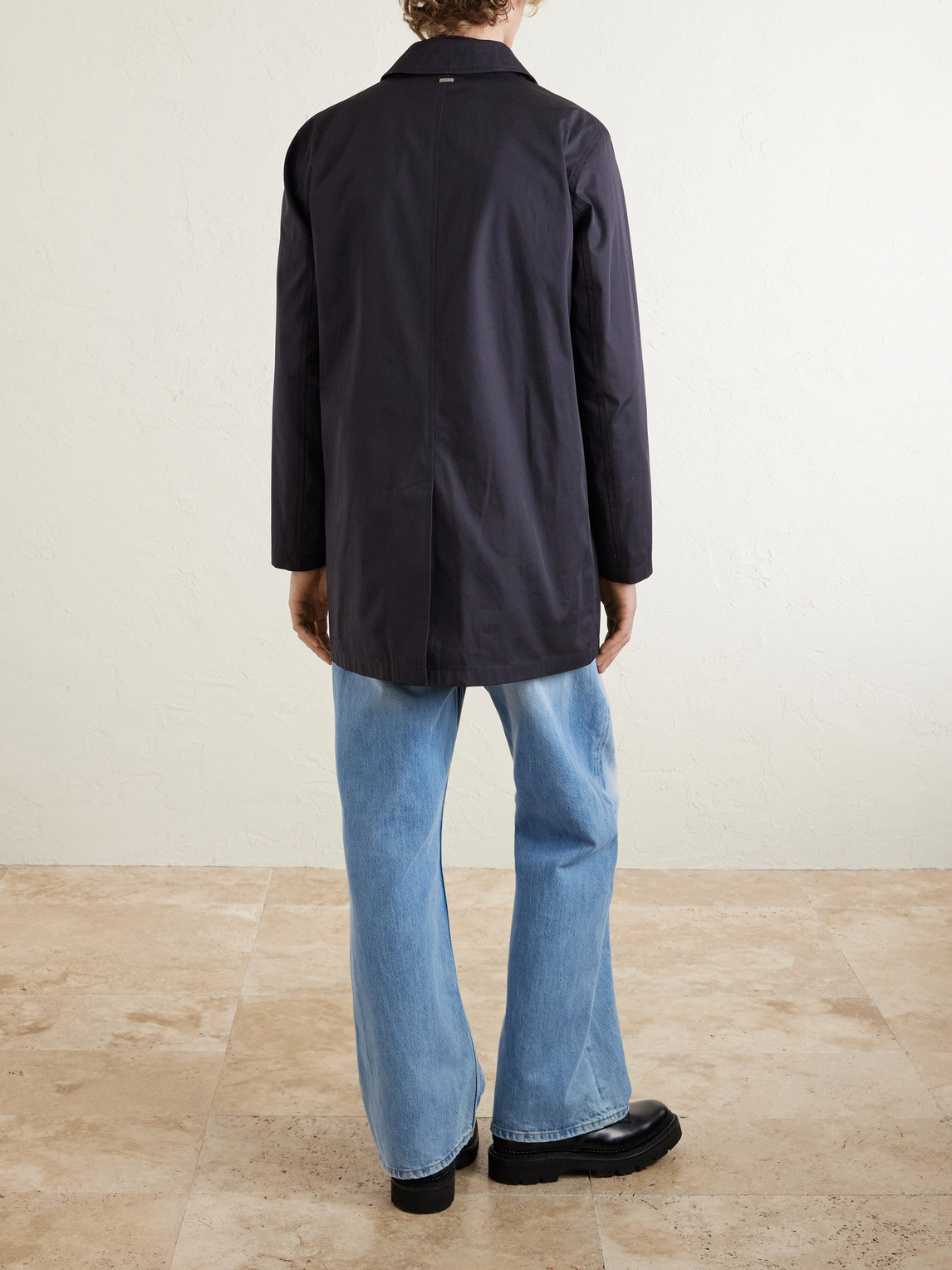 Cotton-Gabardine Car Coat