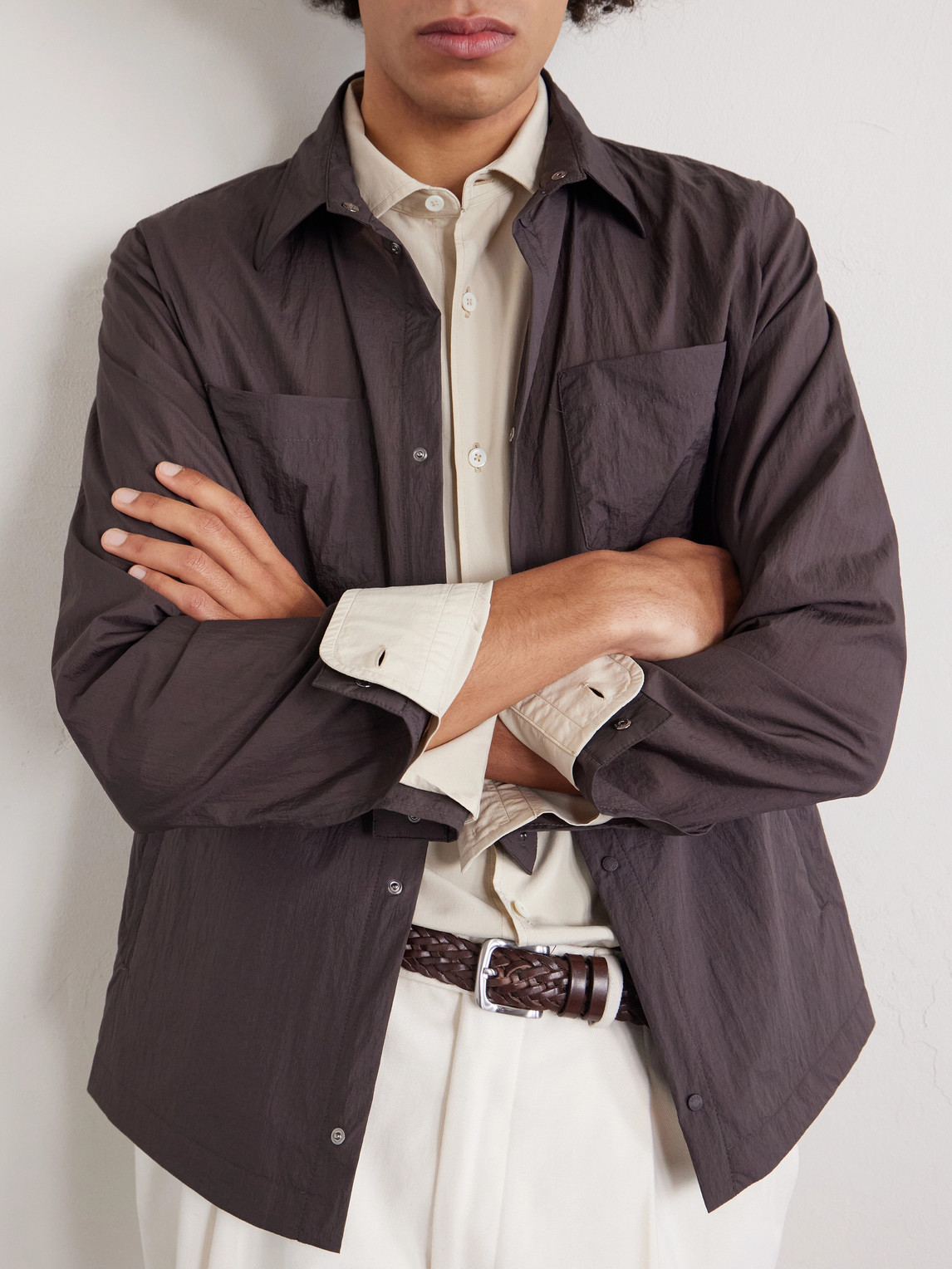 Shell Twill Overshirt