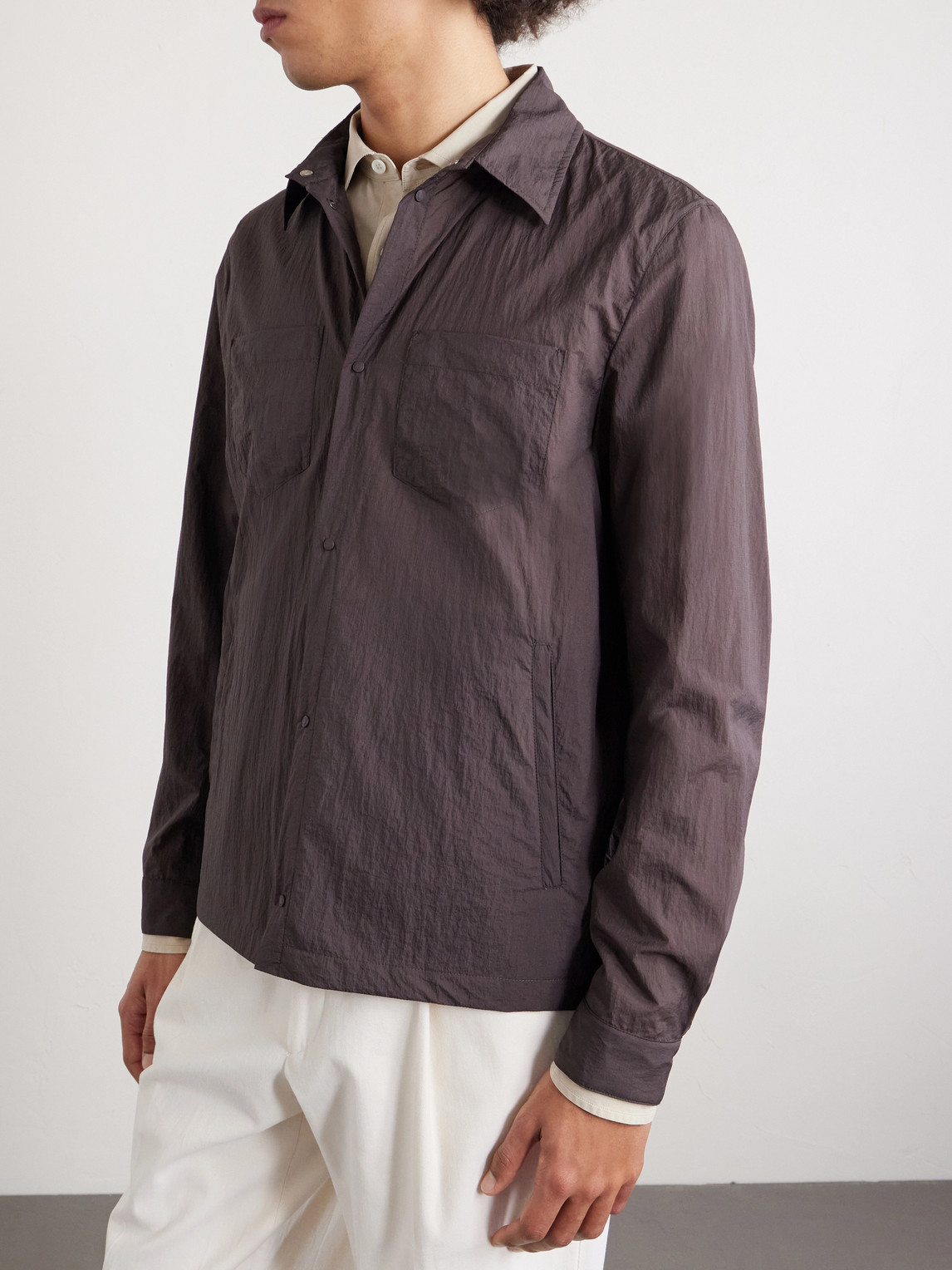 Shell Twill Overshirt